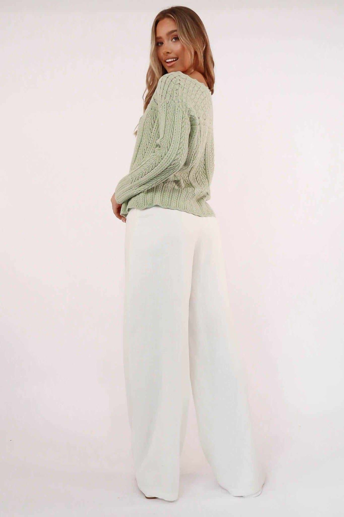 Lornia Top, COTTON, GREEN, LONG SLEEVE, TOP, TOPS, Our New Lornia Top Is Now Only $61.00 Exclusive At Mishkah, Our New Lornia Top is now only $61.00-We Have The Latest Women&#39;s Tops @ Mishkah Online Fashion Boutique-MISHKAH