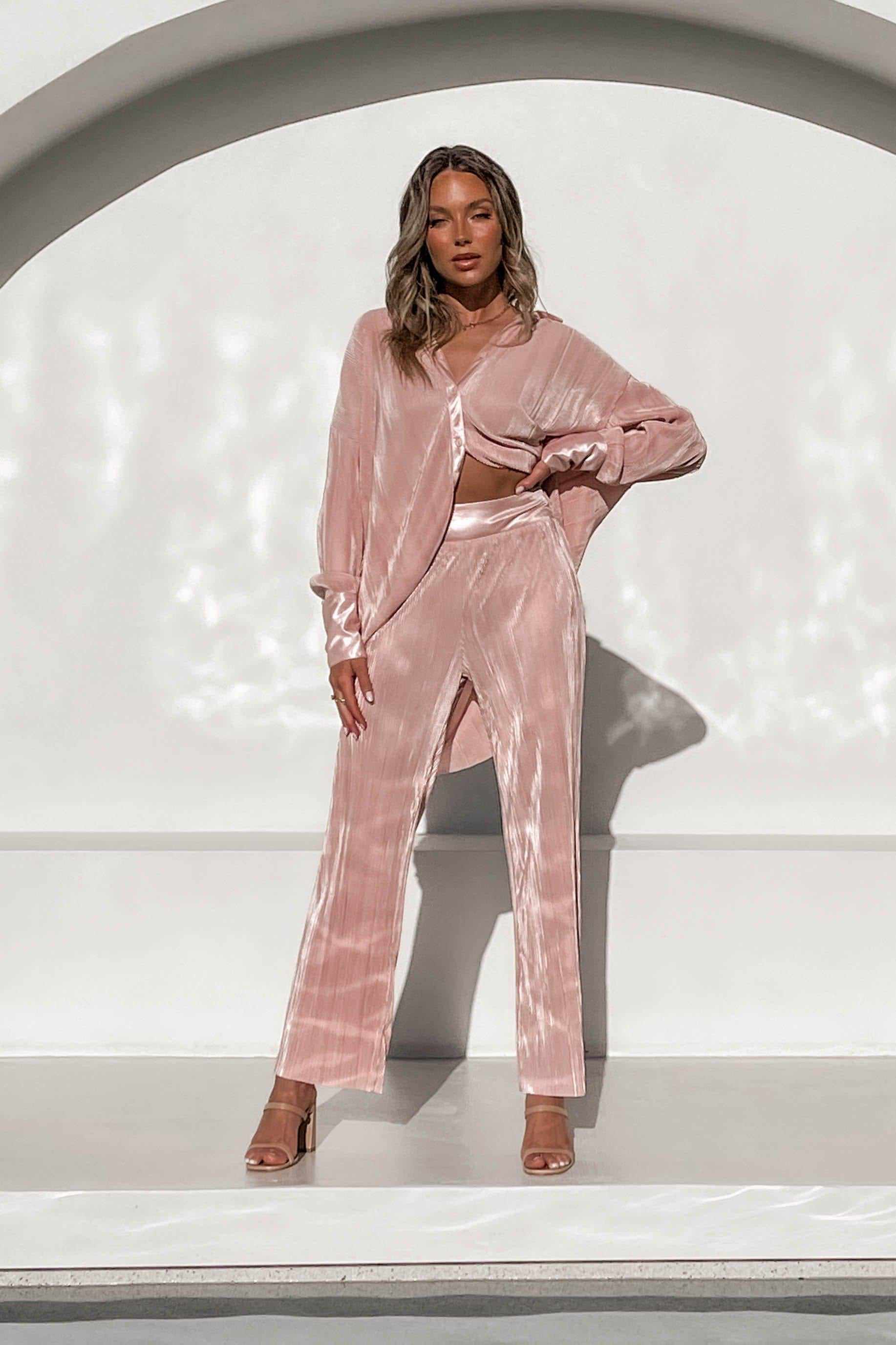Luci Pants, BOTTOMS, PANTS, PINK, POLYESTER, Sale, , Our New Luci Pants is only $66.00-We Have The Latest Pants | Shorts | Skirts @ Mishkah Online Fashion Boutique-MISHKAH