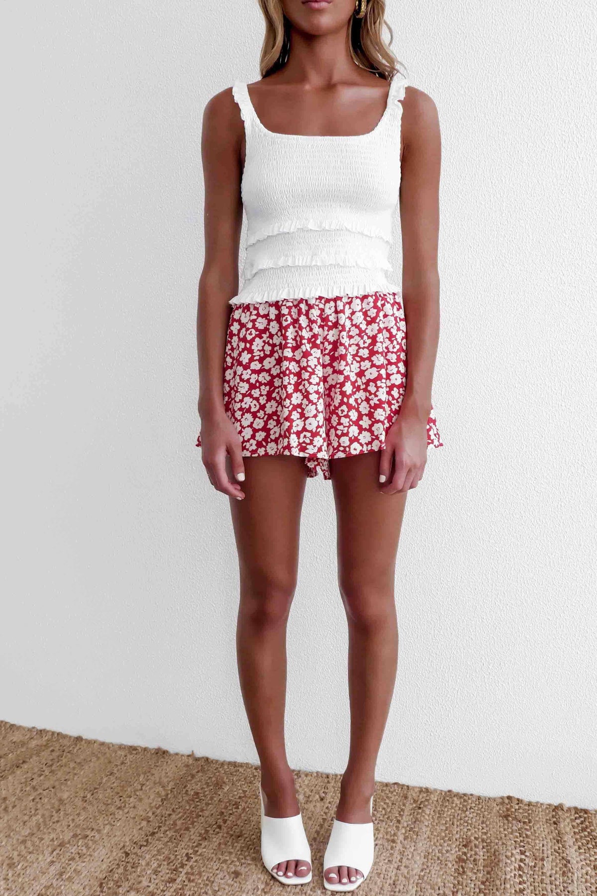 One Love Shorts, BOTTOMS, FLORAL, PRINT, RED, Sale, SHORTS, SPO-DISABLED, Shop The Latest One Love Shorts Only 52.00 from MISHKAH FASHION:, Our New One Love Shorts is only $53.00-We Have The Latest Pants | Shorts | Skirts @ Mishkah Online Fashion Boutique-MISHKAH
