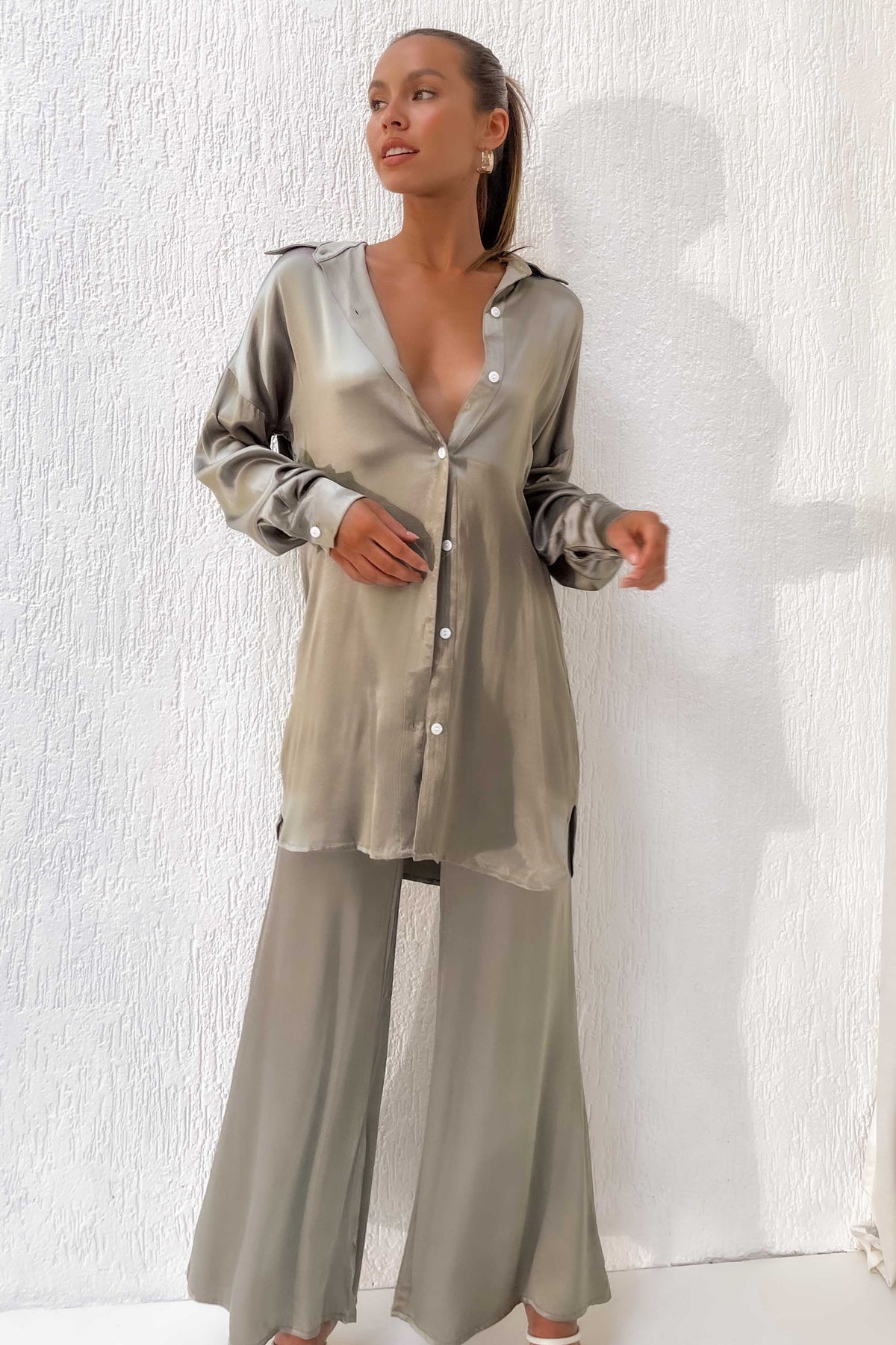 Deania Pants, BOTTOMS, GREEN, new arrivals, PANTS, RAYON, SETS, VISCOSE, , Our New Deania Pants is only $100.00-We Have The Latest Pants | Shorts | Skirts @ Mishkah Online Fashion Boutique-MISHKAH