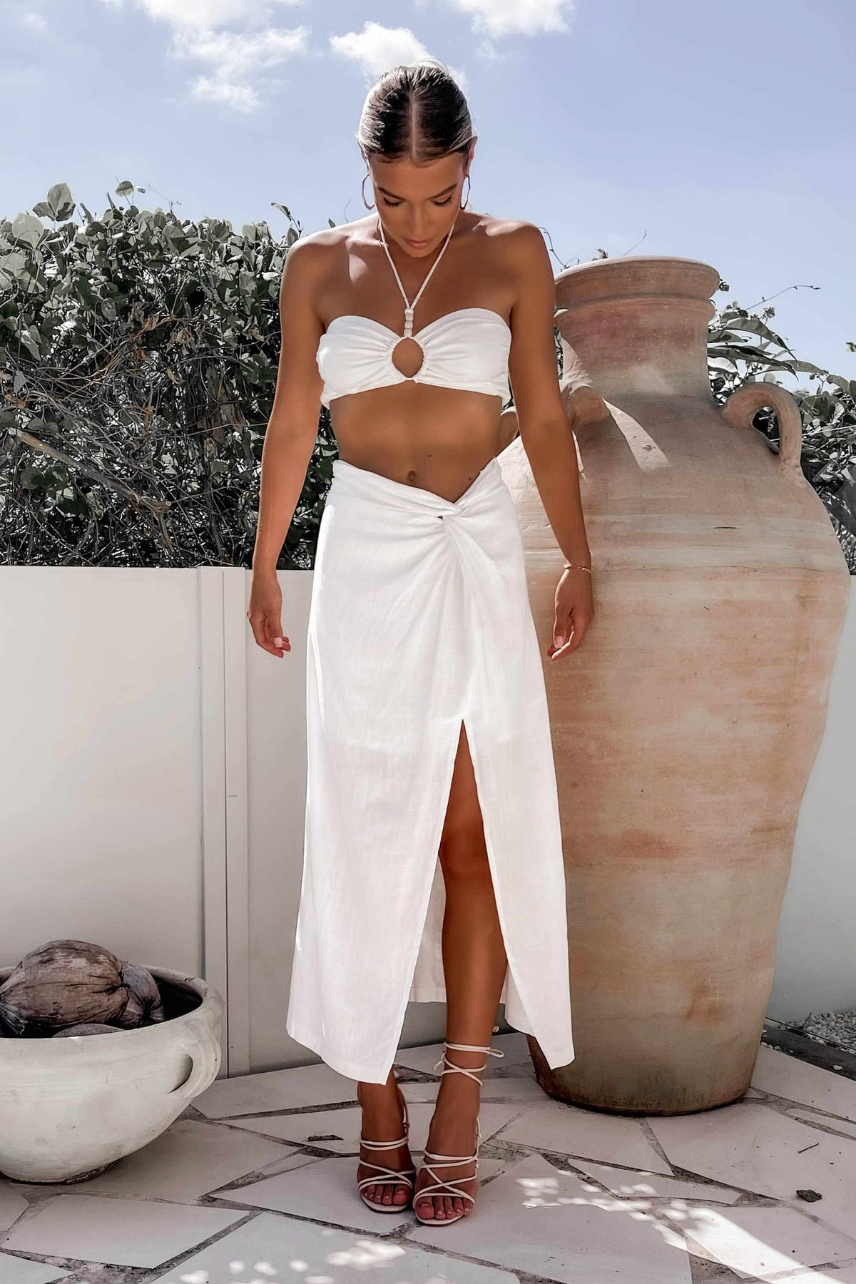 Adela Top, COTTON, CROP TOPS, LINEN, LONG SLEEVE, SALE, TOP, TOPS, WHITE, Our New Adela Top Is Now Only $43.00 Exclusive At Mishkah, Our New Adela Top is now only $43.00-We Have The Latest Women&#39;s Tops @ Mishkah Online Fashion Boutique-MISHKAH
