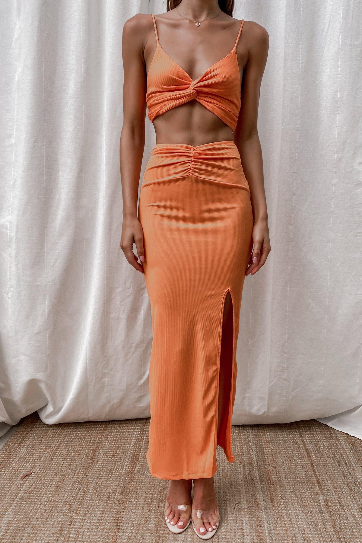 Alice Skirt, BOTTOMS, MAXI SKIRT, ORANGE, Sale, SKIRTS, Shop The Latest Alice Skirt Only 48.00 from MISHKAH FASHION:, Our New Alice Skirt is only $40.95-We Have The Latest Pants | Shorts | Skirts @ Mishkah Online Fashion Boutique-MISHKAH