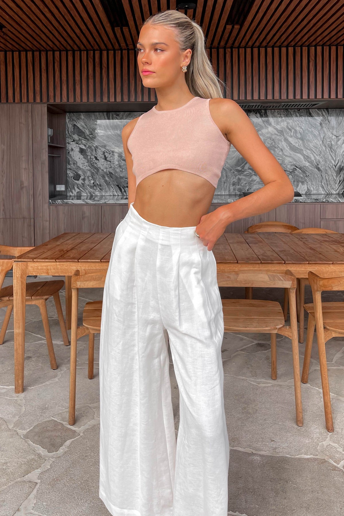 Ambar Top, BROWN, COTTON &amp; POLYESTER, COTTON AND POLYESTER, CROP TOP, CROP TOPS, new arrivals, POLYESTER AND COTTON, TOP, TOPS, , -MISHKAH