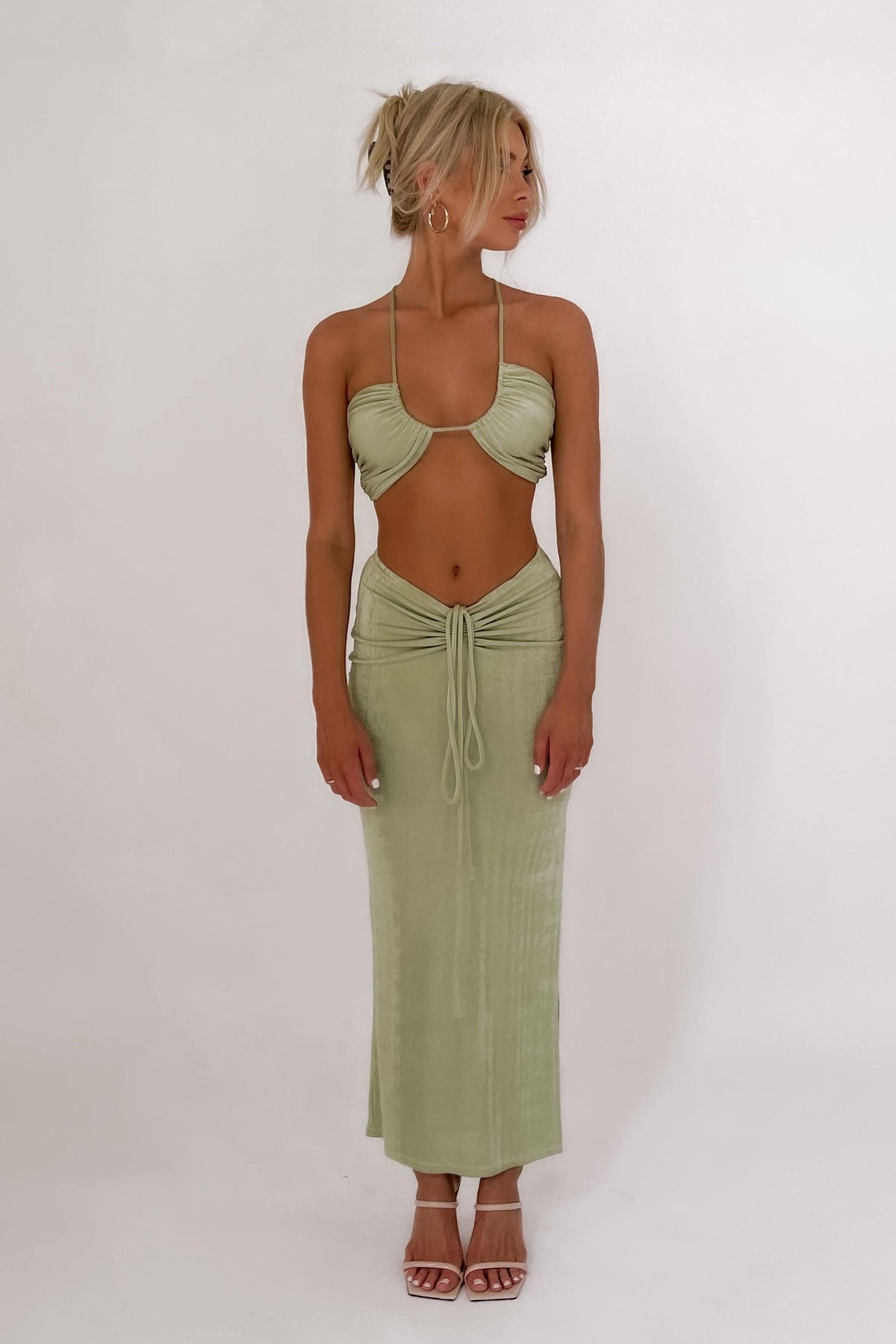Ayrah Top, CROP TOPS, GREEN, POLYESTER &amp; SPANDEX, POLYESTER AND SPANDEX, Sale, SPANDEX &amp; POLYESTER, SPANDEX AND POLYESTER, TOP, TOPS, Our New Ayrah Top Is Now Only $41.00 Exclusive At Mishkah, Our New Ayrah Top is now only $41.00-We Have The Latest Women&#39;s Tops @ Mishkah Online Fashion Boutique-MISHKAH
