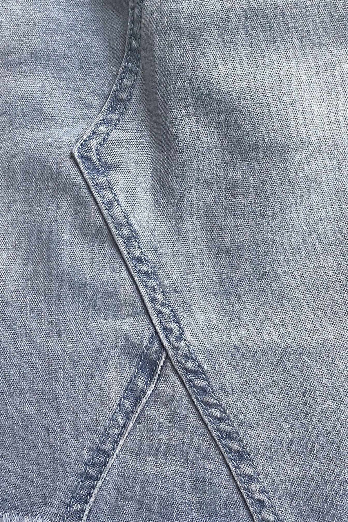 Candie Skirt, BLUE, BOTTOMS, COTTON, DENIM, ELASTANE, Sale, SKIRTS, , Our New Candie Skirt is only $51.00-We Have The Latest Pants | Shorts | Skirts @ Mishkah Online Fashion Boutique-MISHKAH