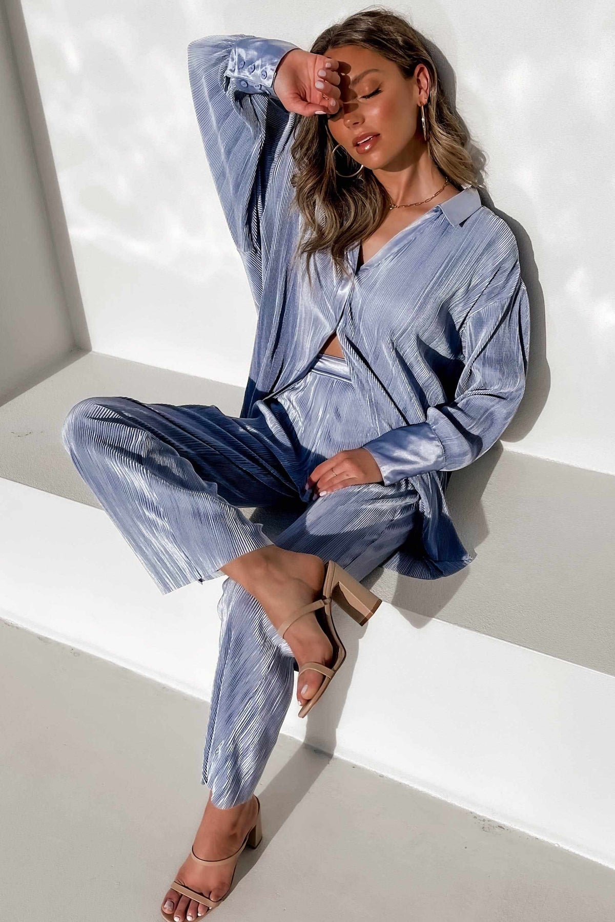 Cardi Top, BLUE, LONG SLEEVE, SETS, TOP, TOPS, Our New Cardi Top Is Now Only $65.00 Exclusive At Mishkah, Our New Cardi Top is now only $65.00-We Have The Latest Women&#39;s Tops @ Mishkah Online Fashion Boutique-MISHKAH