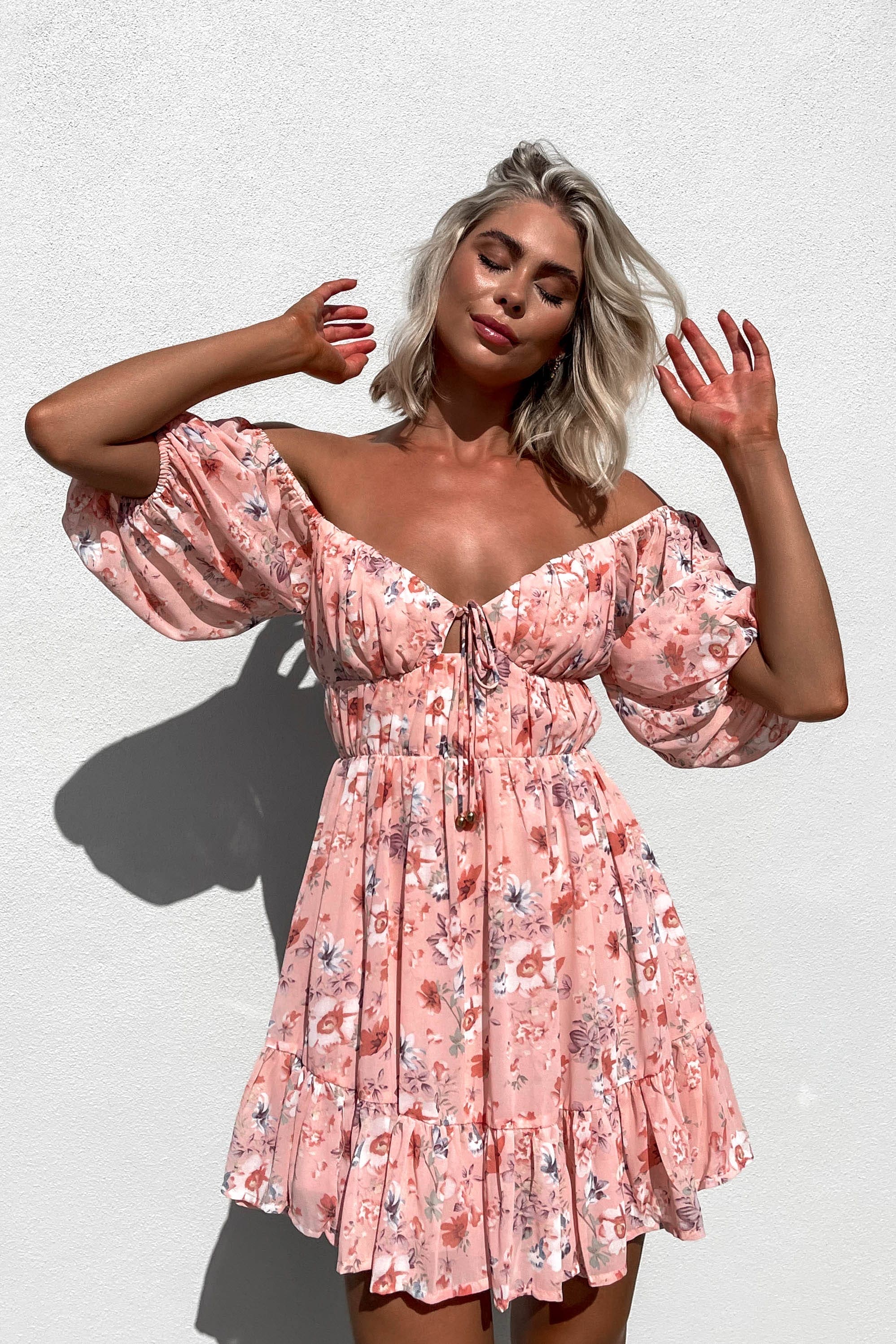 Pink clearance balloon dress