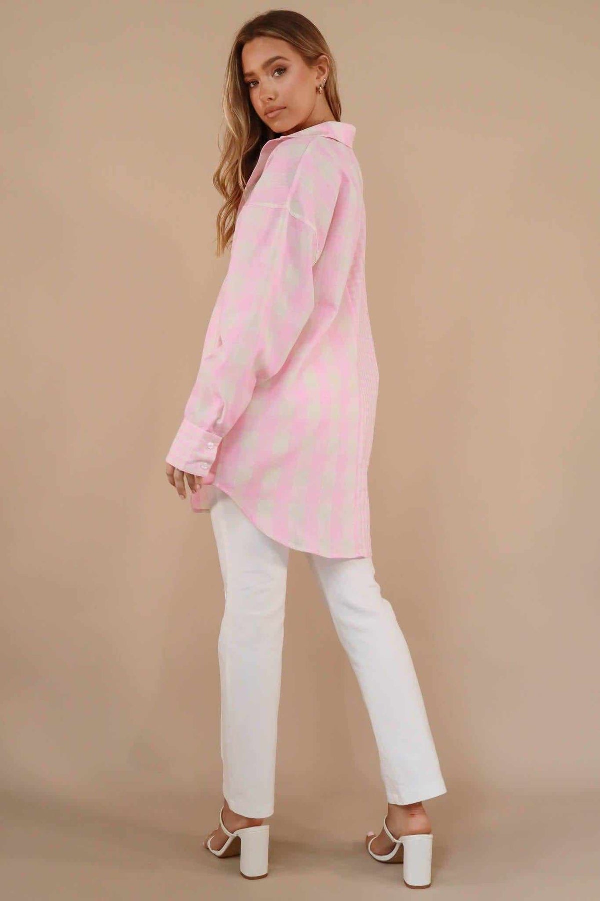 Devany Top, COTTON &amp; LINEN, COTTON AND LINEN, LINEN &amp; COTTON, LINEN AND COTTON, LONG SLEEVE, PINK, Sale, TOP, TOPS, Our New Devany Top Is Now Only $66.00 Exclusive At Mishkah, Our New Devany Top is now only $66.00-We Have The Latest Women&#39;s Tops @ Mishkah Online Fashion Boutique-MISHKAH