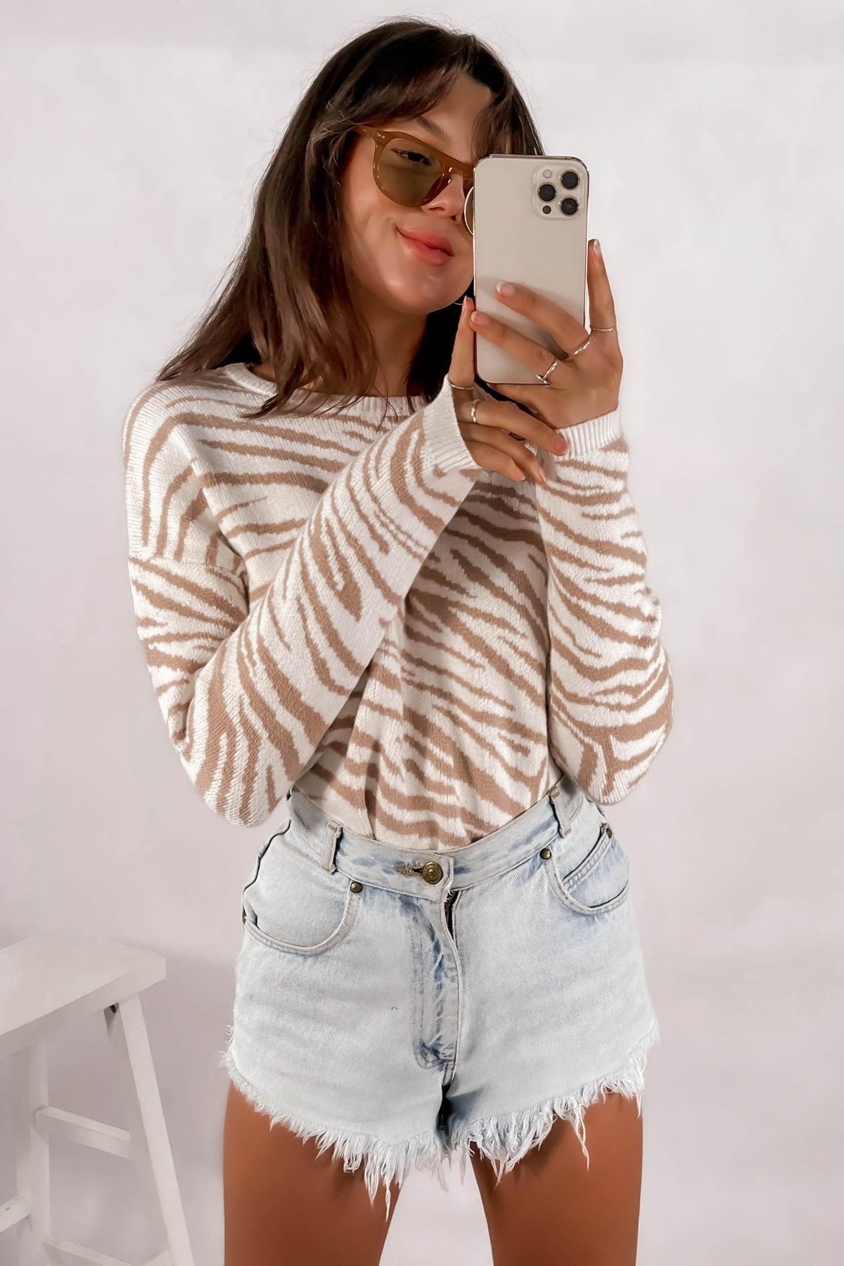 Devinn Top, LONG SLEEVE, NYLON &amp; RAYON, NYLON AND RAYON, RAYON &amp; NYLON, RAYON AND NYLON, WHITE, Our New Devinn Top Is Now Only $61.00 Exclusive At Mishkah, Our New Devinn Top is now only $61.00-We Have The Latest Women&#39;s Tops @ Mishkah Online Fashion Boutique-MISHKAH