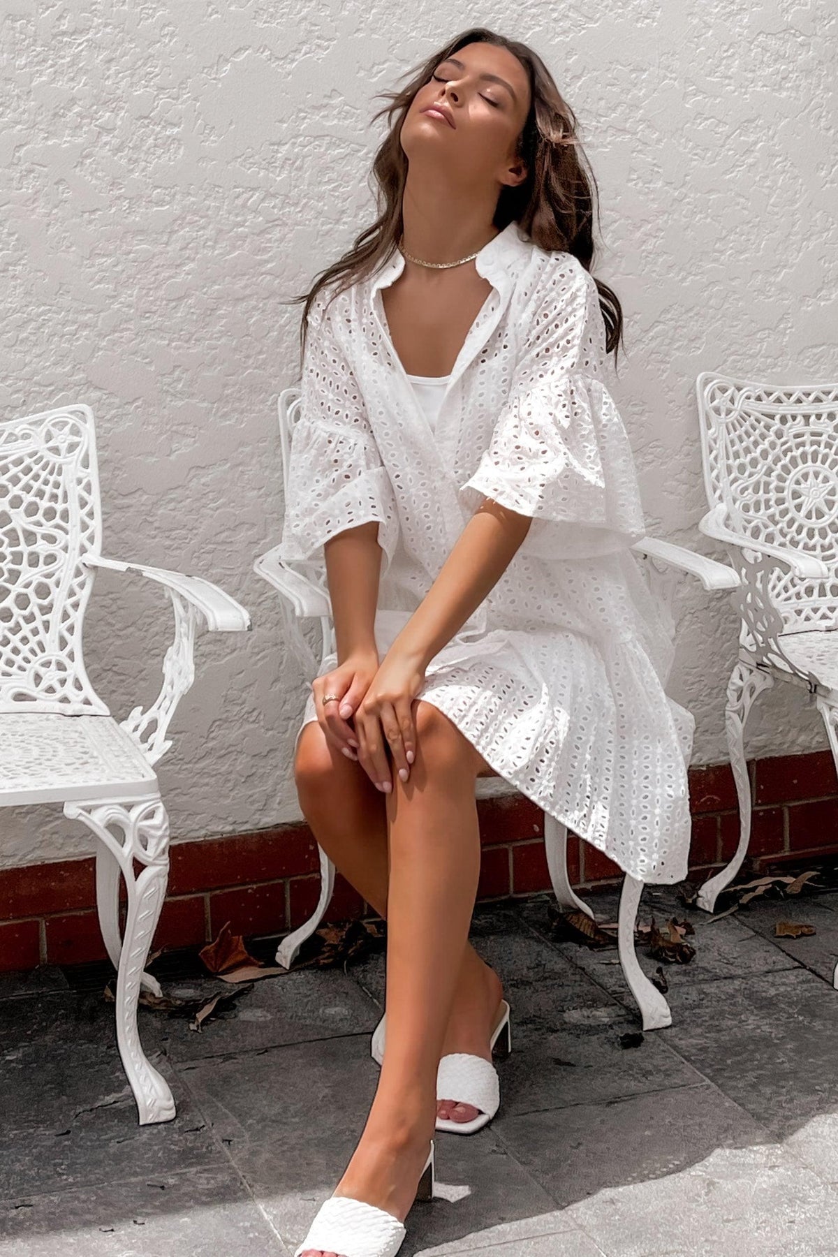 Escape To Rome Dress, BAGGY, BUTTON UP, COTTON, DRESS, DRESSES, LACE, NEW ARRIVALS, POLYESTER, Sale, VINTAGE, WHITE, Escape To Rome Dress only $69.00 @ MISHKAH ONLINE FASHION BOUTIQUE, Shop The Latest Women&#39;s Dresses - Our New Escape To Rome Dress is only $69.00, @ MISHKAH ONLINE FASHION BOUTIQUE-MISHKAH