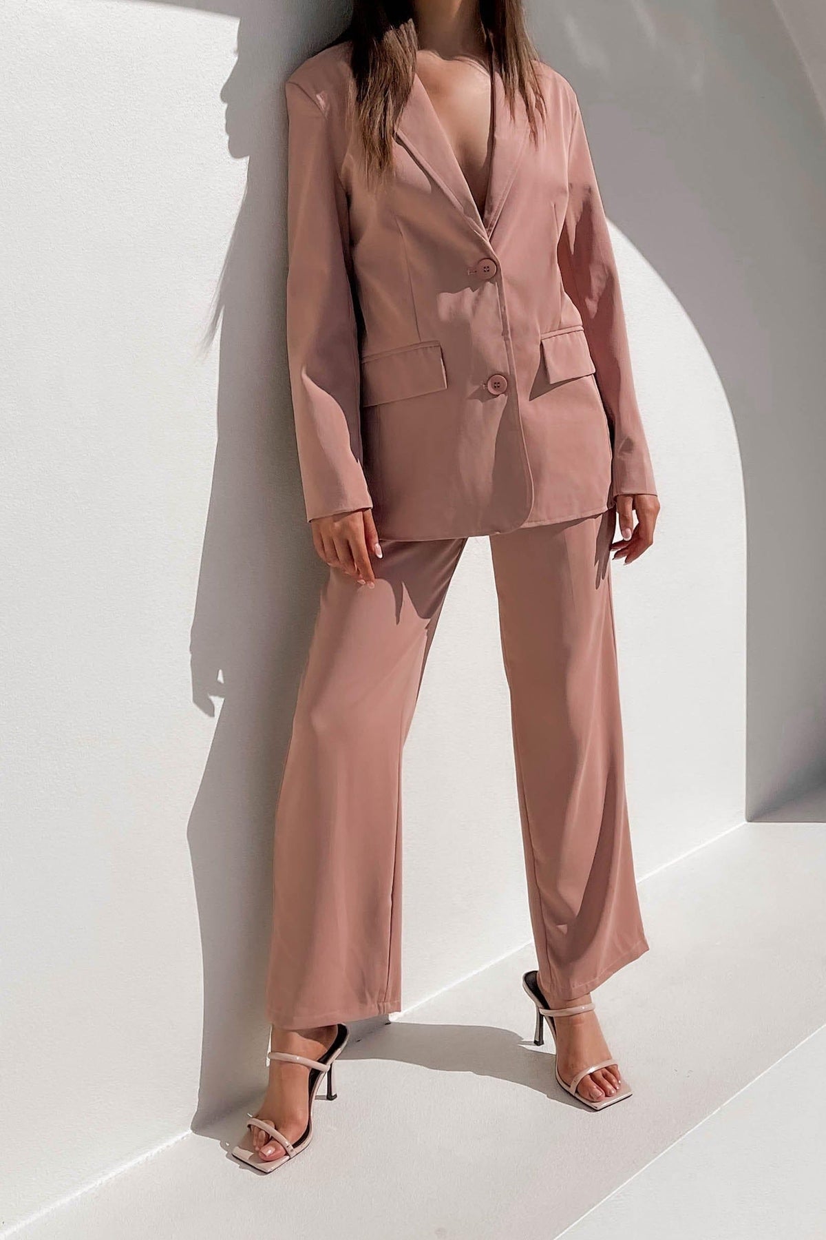 Faris Pants, BEIGE, BLAZER, BOTTOMS, JACKETS, LONG SLEEVE, PANTS, PINK, POLYESTER, SETS, , Our New Faris Pants is only $65.00-We Have The Latest Pants | Shorts | Skirts @ Mishkah Online Fashion Boutique-MISHKAH