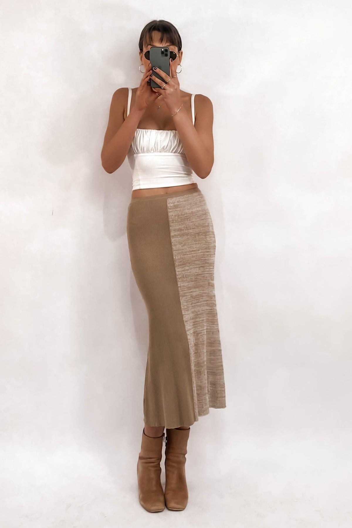 Florenz Skirt, BEIGE, BOTTOMS, MIDI SKIRT, POLYESTER, SETS, SKIRT, SKIRTS, Our New Florenz Skirt Is Now Only $60.00 Exclusive At Mishkah, Our New Florenz Skirt is only $60.00-We Have The Latest Pants | Shorts | Skirts @ Mishkah Online Fashion Boutique-MISHKAH