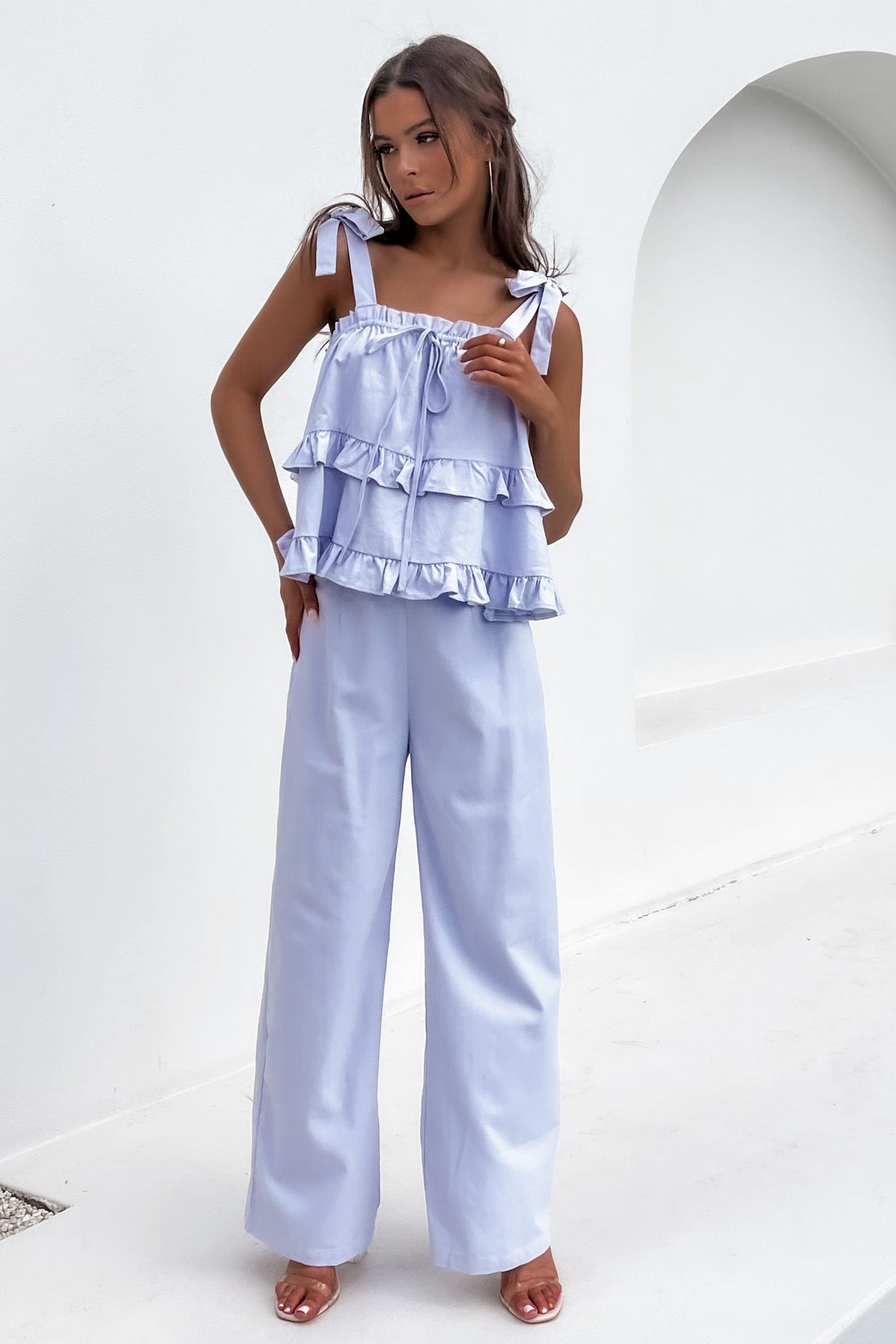 Francina Pants, BLUE, BOTTOMS, COTTON, GREY, LINEN, PANTS, SALE, , Our New Francina Pants is only $66.00-We Have The Latest Pants | Shorts | Skirts @ Mishkah Online Fashion Boutique-MISHKAH