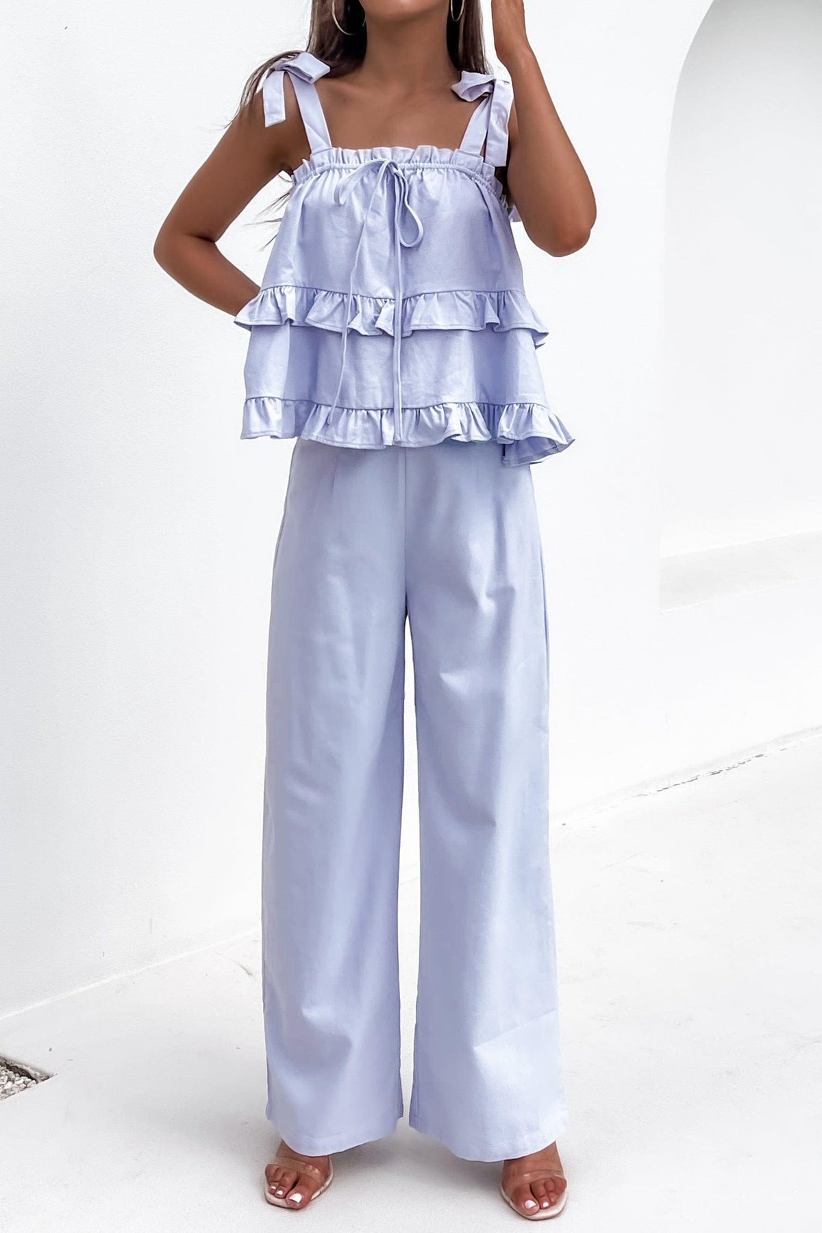 Francina Pants, BLUE, BOTTOMS, COTTON, GREY, LINEN, PANTS, SALE, , Our New Francina Pants is only $66.00-We Have The Latest Pants | Shorts | Skirts @ Mishkah Online Fashion Boutique-MISHKAH