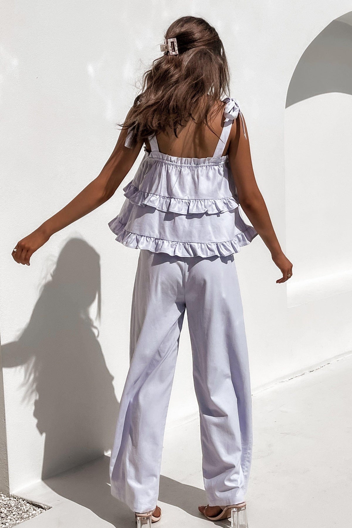 Francina Pants, BLUE, BOTTOMS, COTTON, GREY, LINEN, PANTS, SALE, , Our New Francina Pants is only $66.00-We Have The Latest Pants | Shorts | Skirts @ Mishkah Online Fashion Boutique-MISHKAH