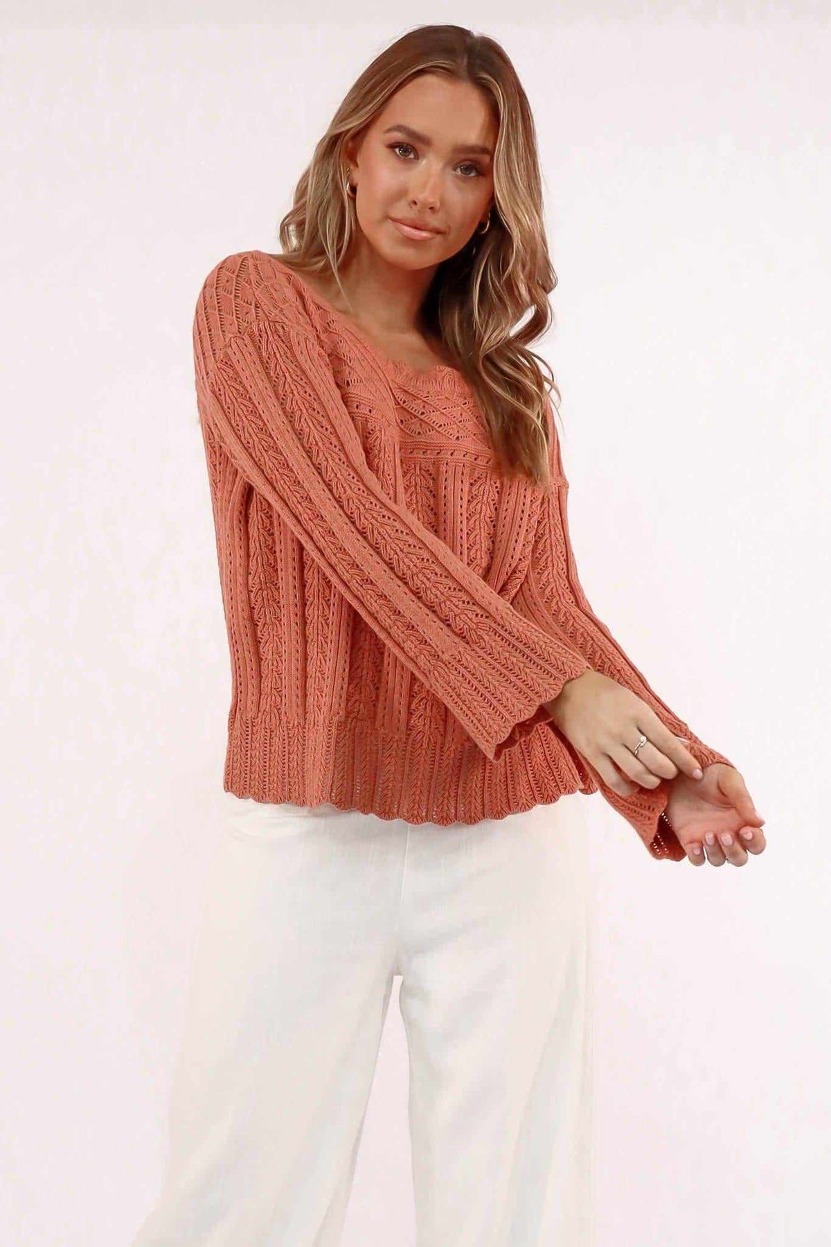 Gillia Top, COTTON, LONG SLEEVE, ORANGE, Sale, TOP, TOPS, Our New Gillia Top Is Now Only $61.00 Exclusive At Mishkah, Our New Gillia Top is now only $61.00-We Have The Latest Women&#39;s Tops @ Mishkah Online Fashion Boutique-MISHKAH