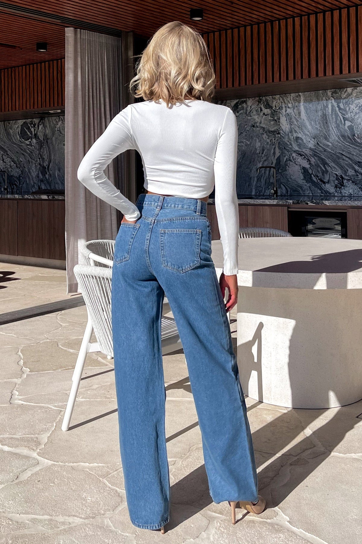 Hacienda Jeans, BLUE, BOTTOMS, COTTON, new arrivals, PANTS, , Our New Hacienda Jeans is only $66.00-We Have The Latest Pants | Shorts | Skirts @ Mishkah Online Fashion Boutique-MISHKAH