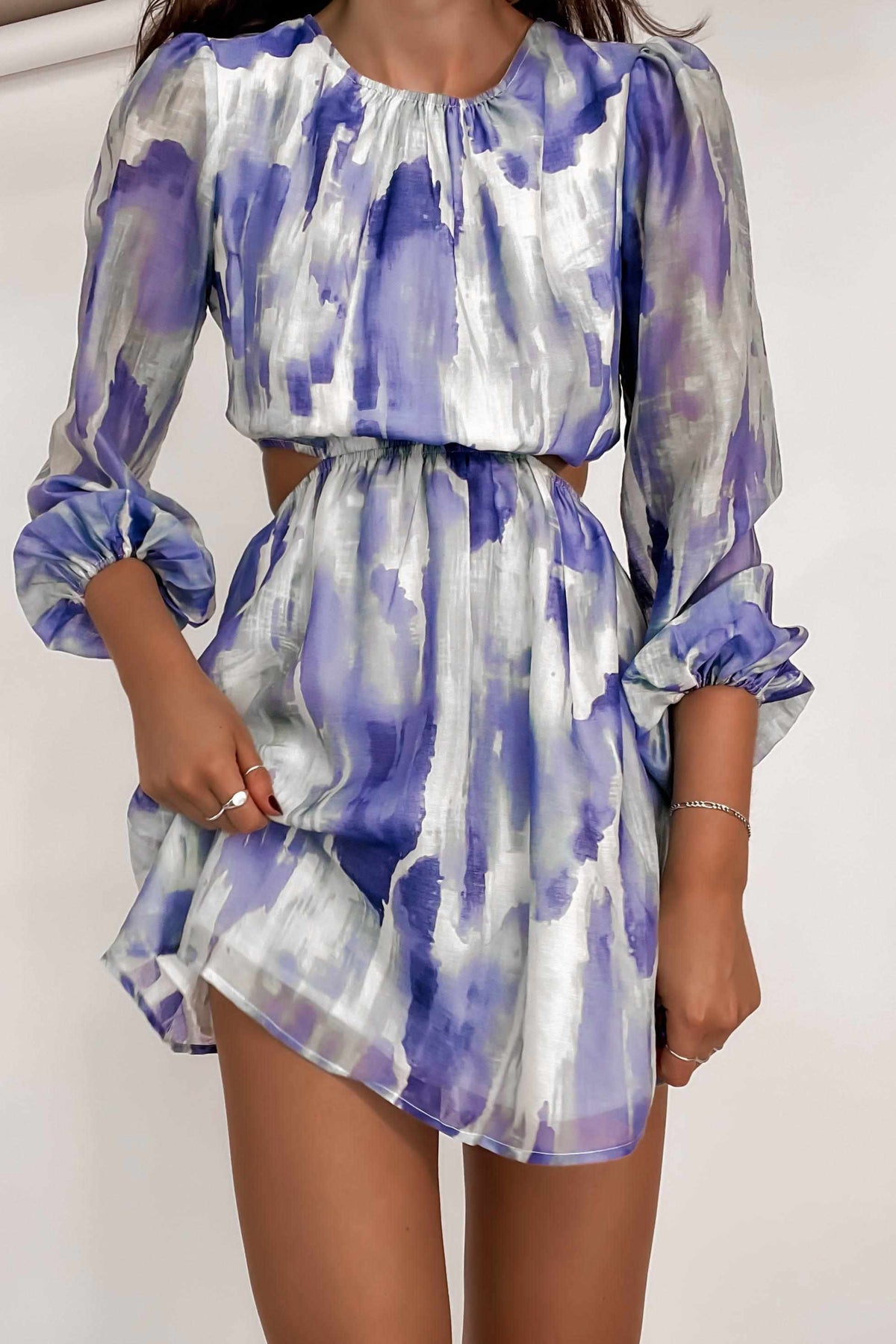 Hawker Dress, BALLOON SLEEVE, BLUE, COTTON, CUT OUT, DRESS, DRESSES, LONG SLEEVE, MINI DRESS, NYLON, PATTERN, SALE, Hawker Dress only $69.00 @ MISHKAH ONLINE FASHION BOUTIQUE, Shop The Latest Women&#39;s Dresses - Our New Hawker Dress is only $69.00, @ MISHKAH ONLINE FASHION BOUTIQUE-MISHKAH