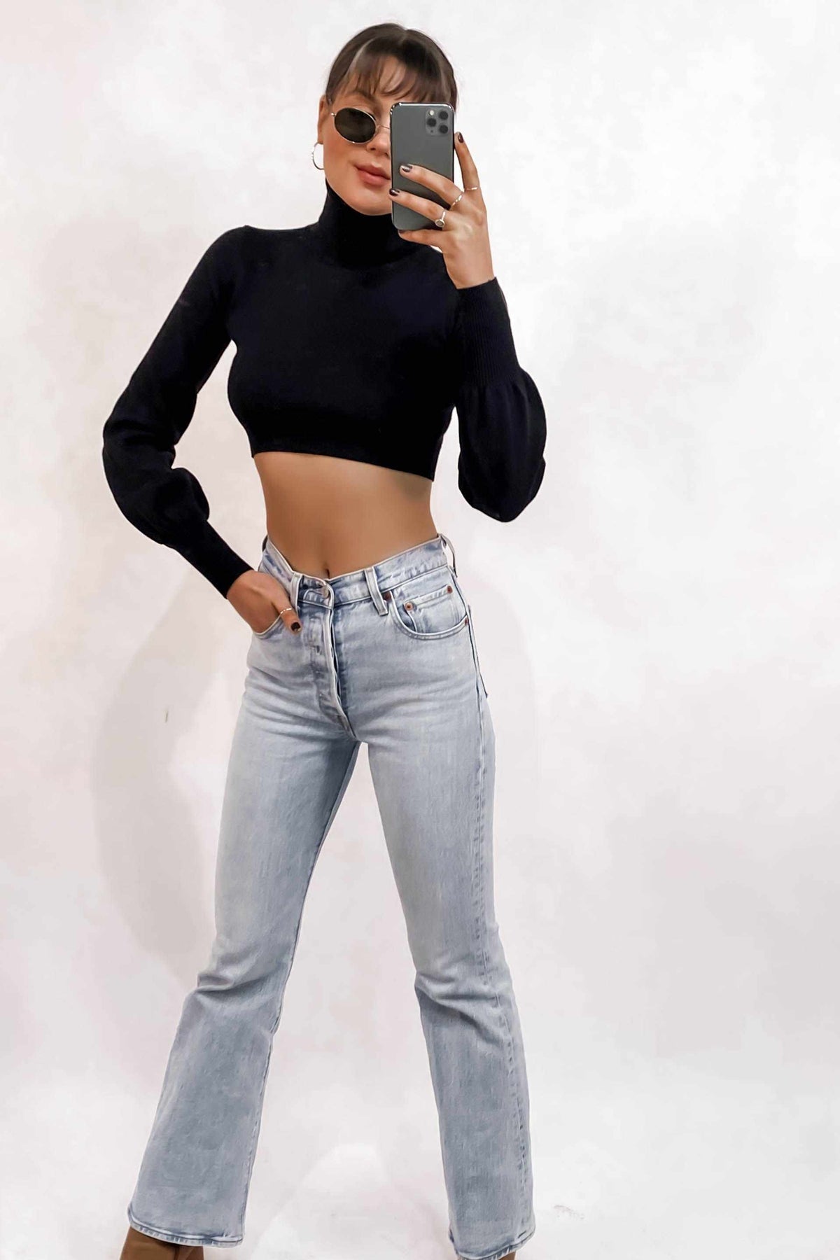 Harlem Top, BASICS, BLACK, CROP TOP, CROP TOPS, Sale, TOPS, Our New Harlem Top Is Now Only $50.00 Exclusive At Mishkah, Our New Harlem Top is now only $50.00-We Have The Latest Women&#39;s Tops @ Mishkah Online Fashion Boutique-MISHKAH