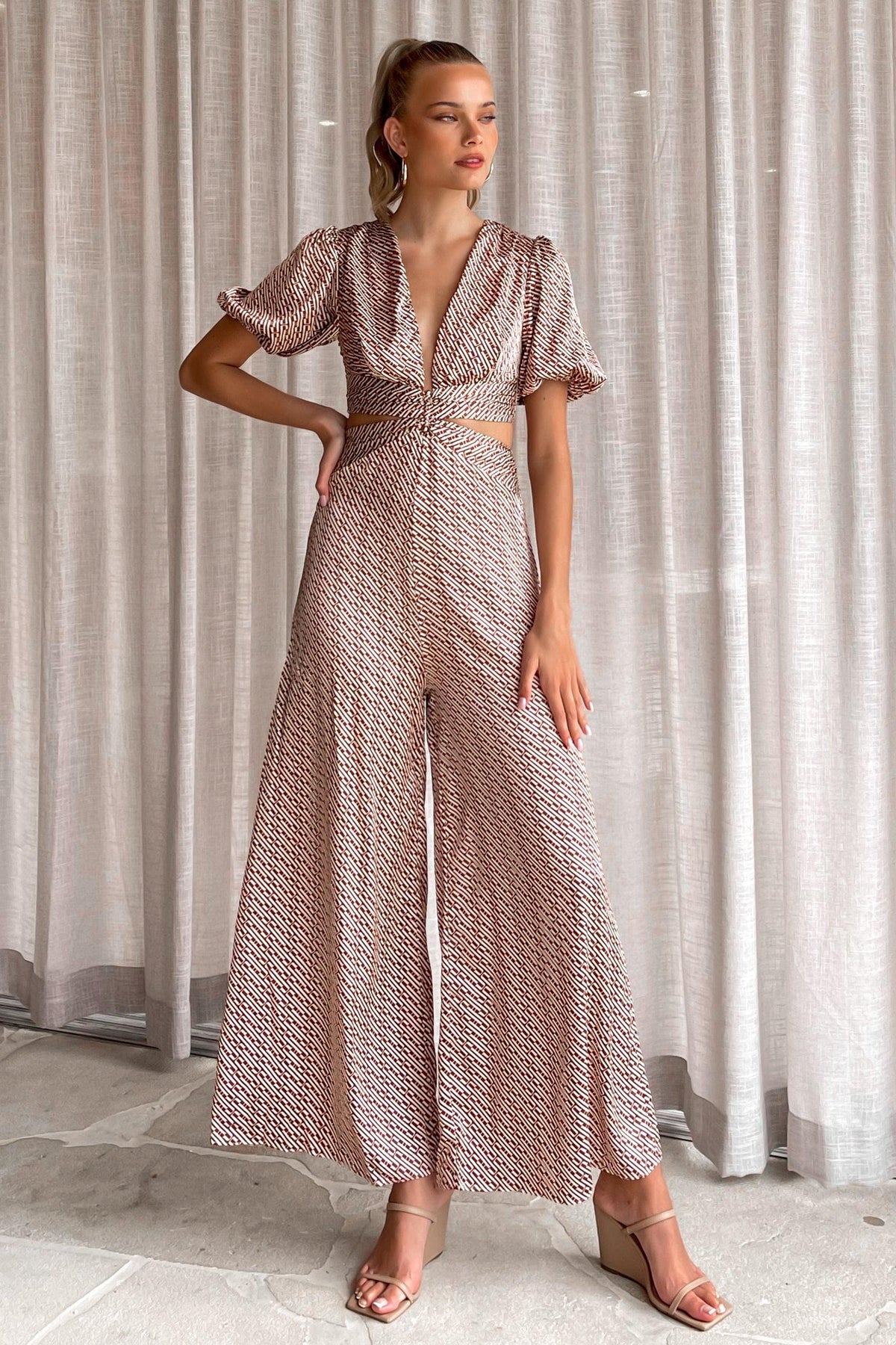 Lights Outs Jumpsuit, JUMPSUIT, JUMPSUITS, new arrivals, PINK, POLYESTER, , -MISHKAH