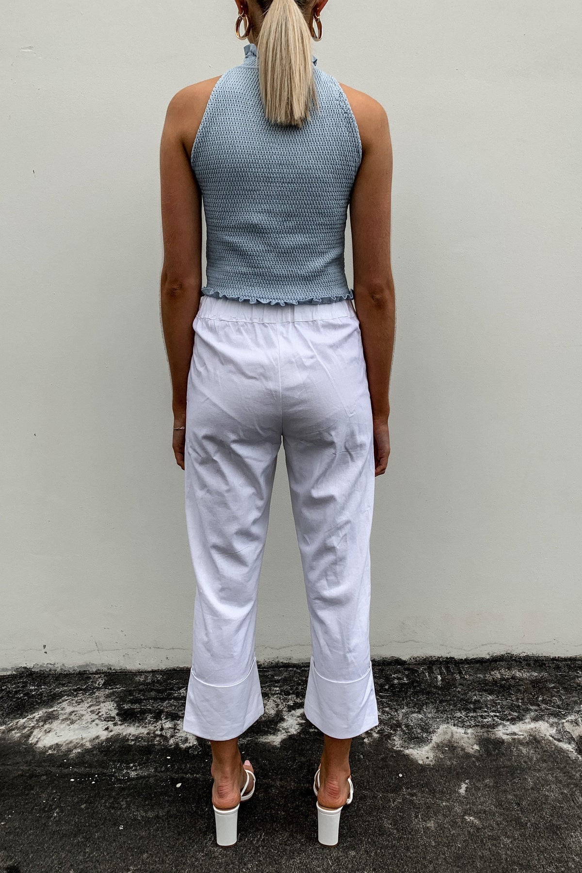 Lost Definition Pants, BOTTOMS, PANTS, WHITE, Shop The Latest Lost Definition Pants Only 44.00 from MISHKAH FASHION:, Our New Lost Definition Pants is only $45.00-We Have The Latest Pants | Shorts | Skirts @ Mishkah Online Fashion Boutique-MISHKAH