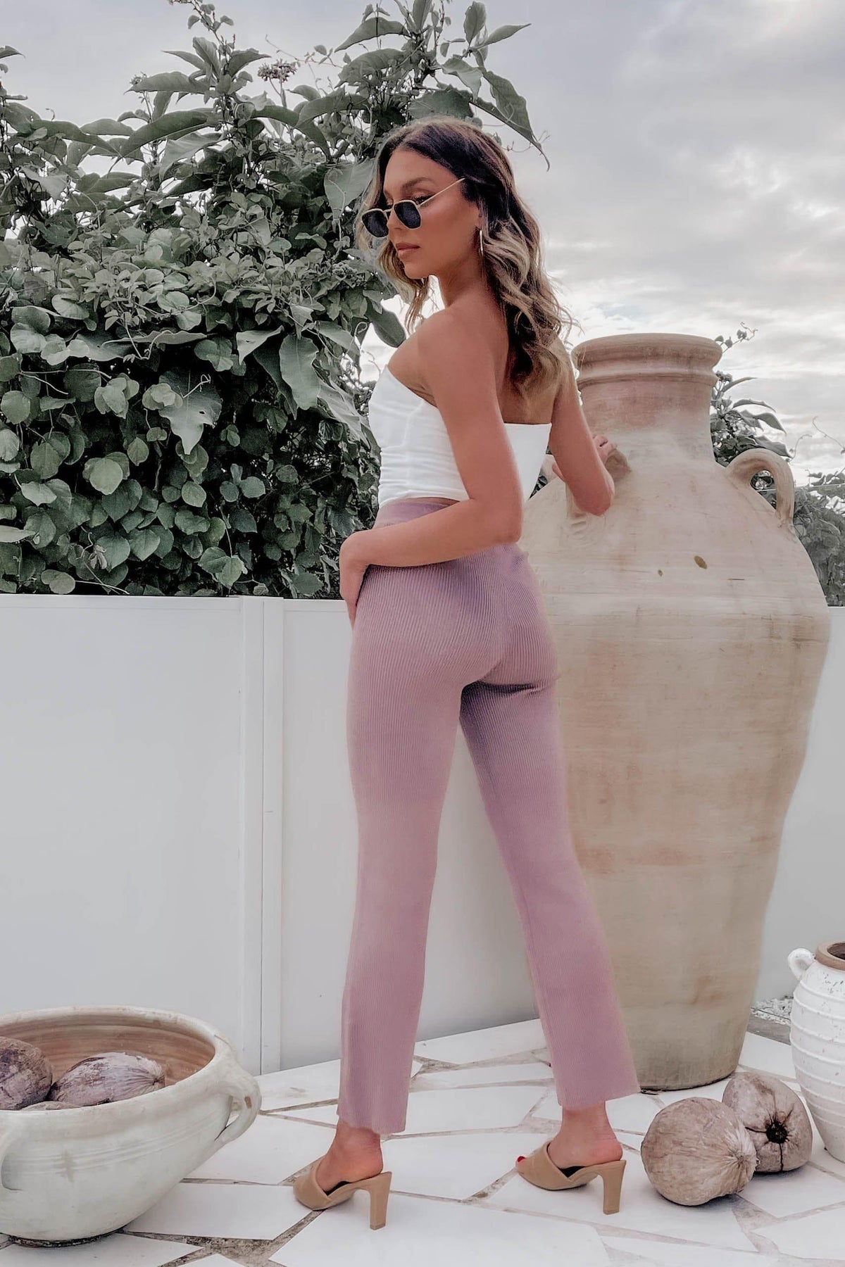 Meryl Pants, BOTTOMS, BROWN, new arrivals, PANTS, POLYESTER, RAYON, , Our New Meryl Pants is only $60.00-We Have The Latest Pants | Shorts | Skirts @ Mishkah Online Fashion Boutique-MISHKAH