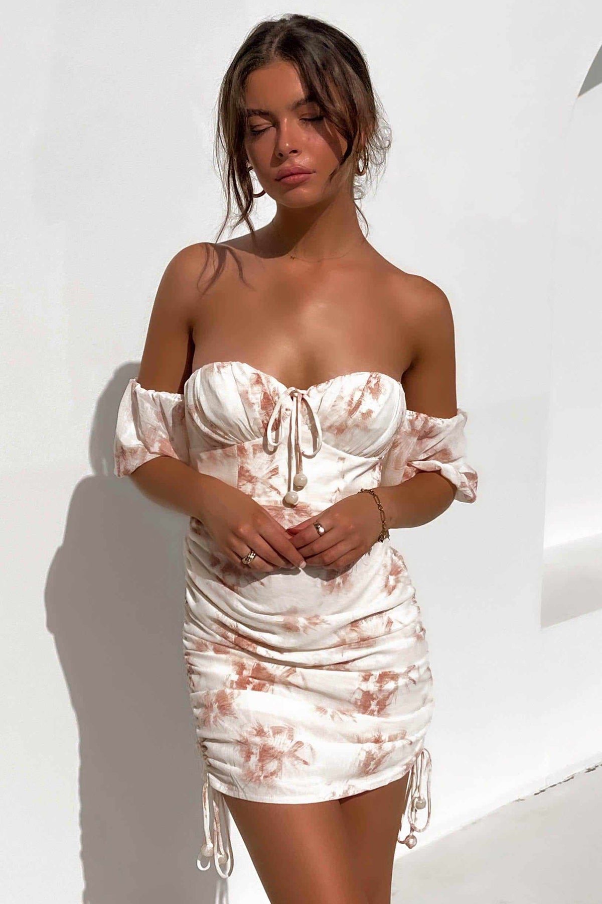 Messina Dress, DRESS, DRESSES, FLORAL, MINI DRESS, NEW ARRIVALS, OFF SHOULDER, PINK, POLYESTER, Sale, Messina Dress only $76.00 @ MISHKAH ONLINE FASHION BOUTIQUE, Shop The Latest Women&#39;s Dresses - Our New Messina Dress is only $76.00, @ MISHKAH ONLINE FASHION BOUTIQUE-MISHKAH