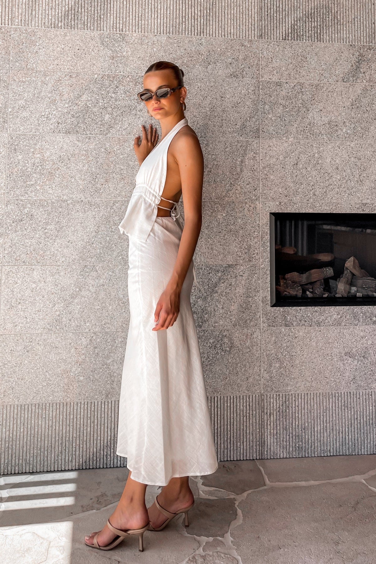 Mikayla Set, BOTTOMS, COTTON, MAXI SKIRT, new arrivals, SETS, SKIRT, SKIRTS, TOP, TOPS, WHITE, , -MISHKAH