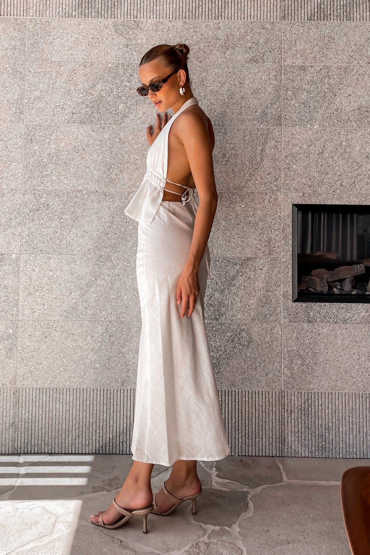 Mikayla Set, BOTTOMS, COTTON, MAXI SKIRT, new arrivals, SETS, SKIRT, SKIRTS, TOP, TOPS, WHITE, , -MISHKAH