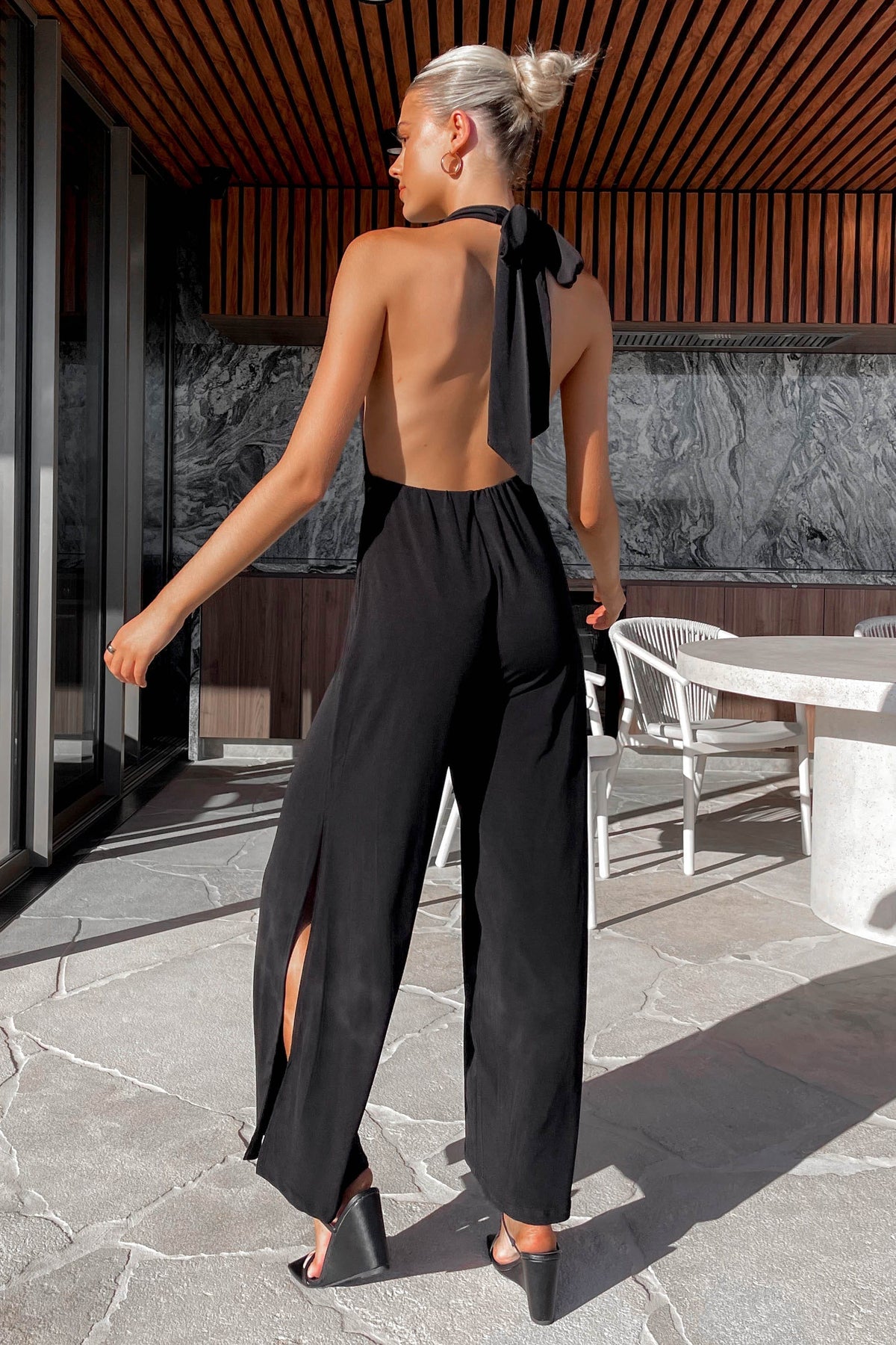 Mylah Jumpsuit, BLACK, JUMPSUIT, JUMPSUITS, new arrivals, POLYESTER &amp; SPANDEX, POLYESTER AND SPANDEX, SPANDEX AND POLYESTER, , -MISHKAH