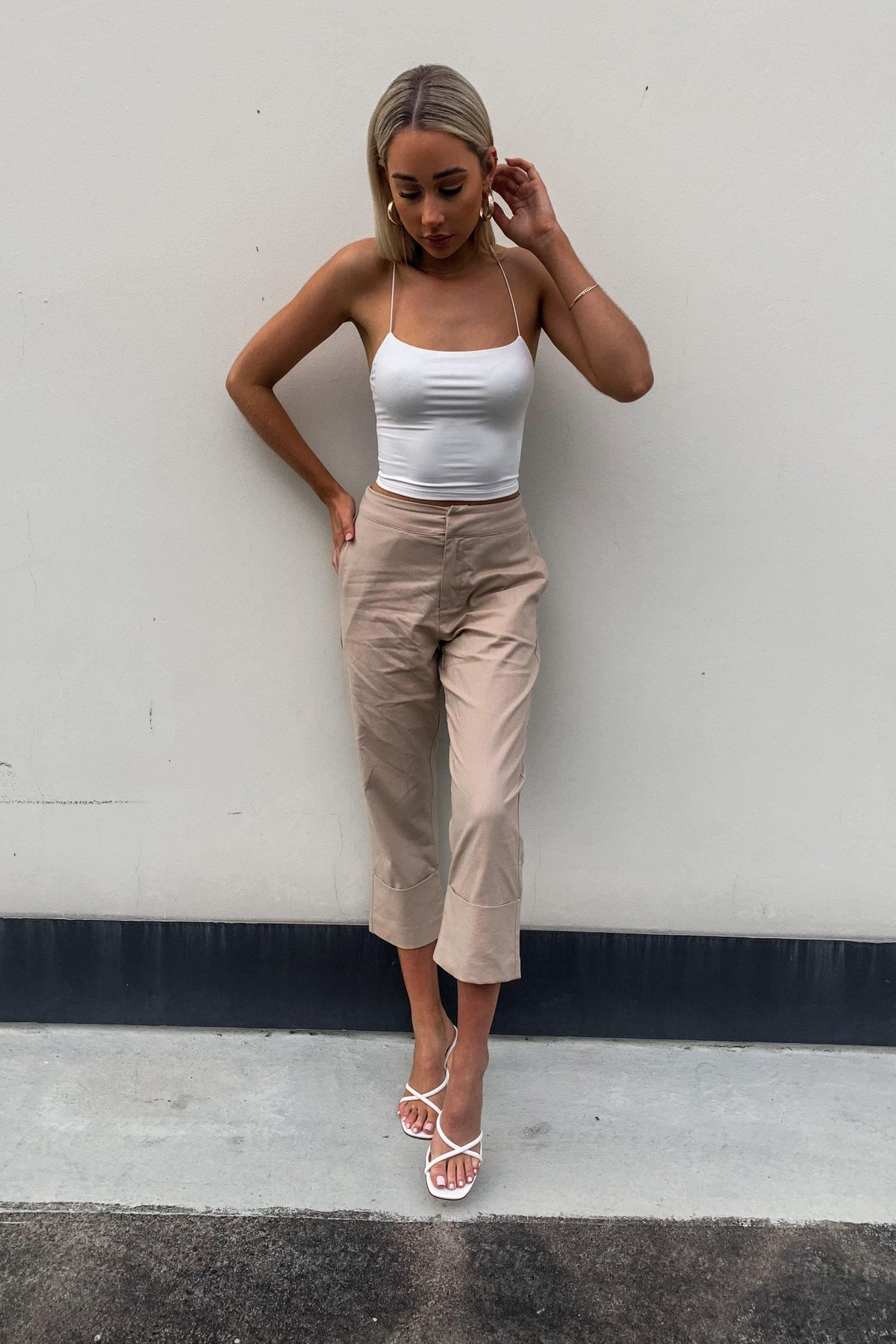 Normal Guidelines Pants, BEIGE, BOTTOMS, PANTS, Shop The Latest Normal Guidelines Pants Only 44.00 from MISHKAH, Our New Normal Guidelines Pants is only $45.00-We Have The Latest Pants | Shorts | Skirts @ Mishkah Online Fashion Boutique-MISHKAH