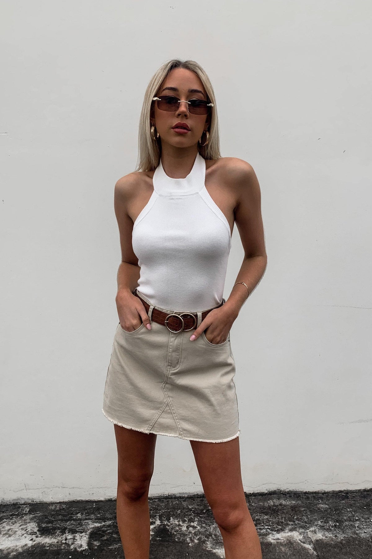 Not Scared Top, TOPS, WHITE, Our New Not Scared Top Is Now Only $39.40 Exclusive At Mishkah, Our New Not Scared Top is now only $39.40-We Have The Latest Women&#39;s Tops @ Mishkah Online Fashion Boutique-MISHKAH