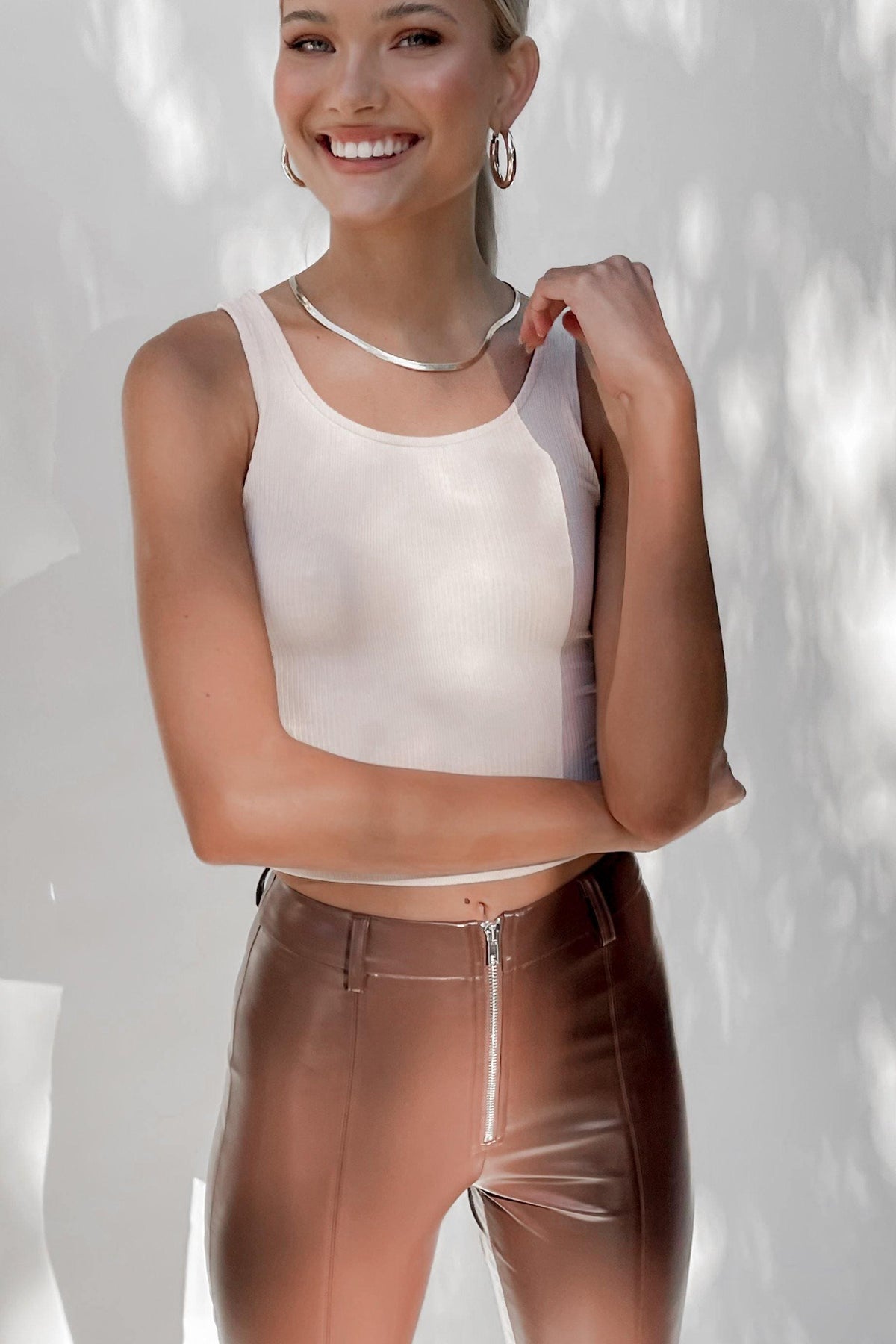 Otis Top, BEIGE, COTTON &amp; POLYESTER, COTTON AND POLYESTER, CROP TOPS, POLYESTER &amp; COTTON, POLYESTER AND COTTON, Sale, TOP, TOPS, Our New Otis Top Is Now Only $41.00 Exclusive At Mishkah, Our New Otis Top is now only $41.00-We Have The Latest Women&#39;s Tops @ Mishkah Online Fashion Boutique-MISHKAH