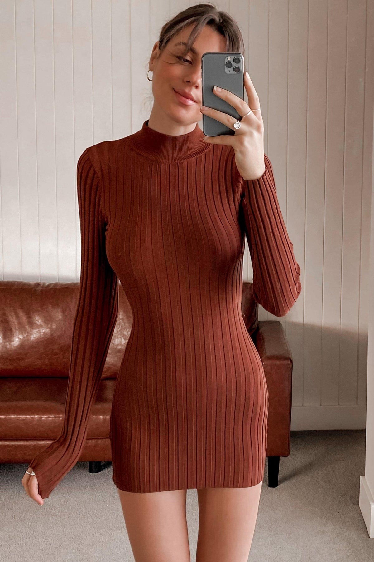 Paige Dress, BROWN, DRESS, DRESSES, LONG SLEEVE, Sale, Shop The Latest Paige Dress Only 62.00 from MISHKAH FASHION:, -MISHKAH