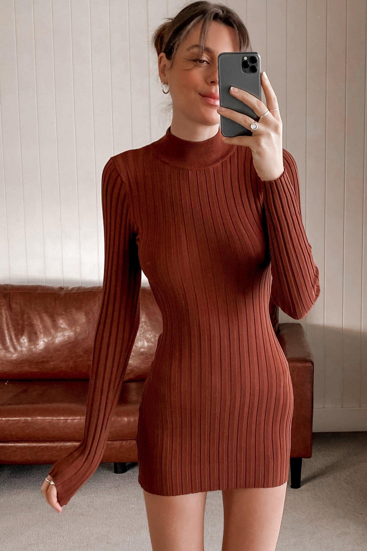 Paige Dress, BROWN, DRESS, DRESSES, LONG SLEEVE, Sale, Shop The Latest Paige Dress Only 62.00 from MISHKAH FASHION:, -MISHKAH