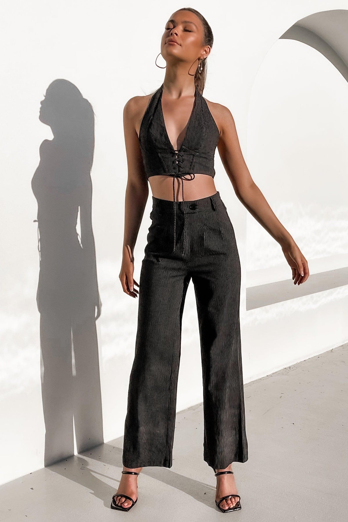 Pamelia Pants, BLACK, BOTTOMS, COTTON, PANTS, VISCOSE, , Our New Pamelia Pants is only $62.00-We Have The Latest Pants | Shorts | Skirts @ Mishkah Online Fashion Boutique-MISHKAH