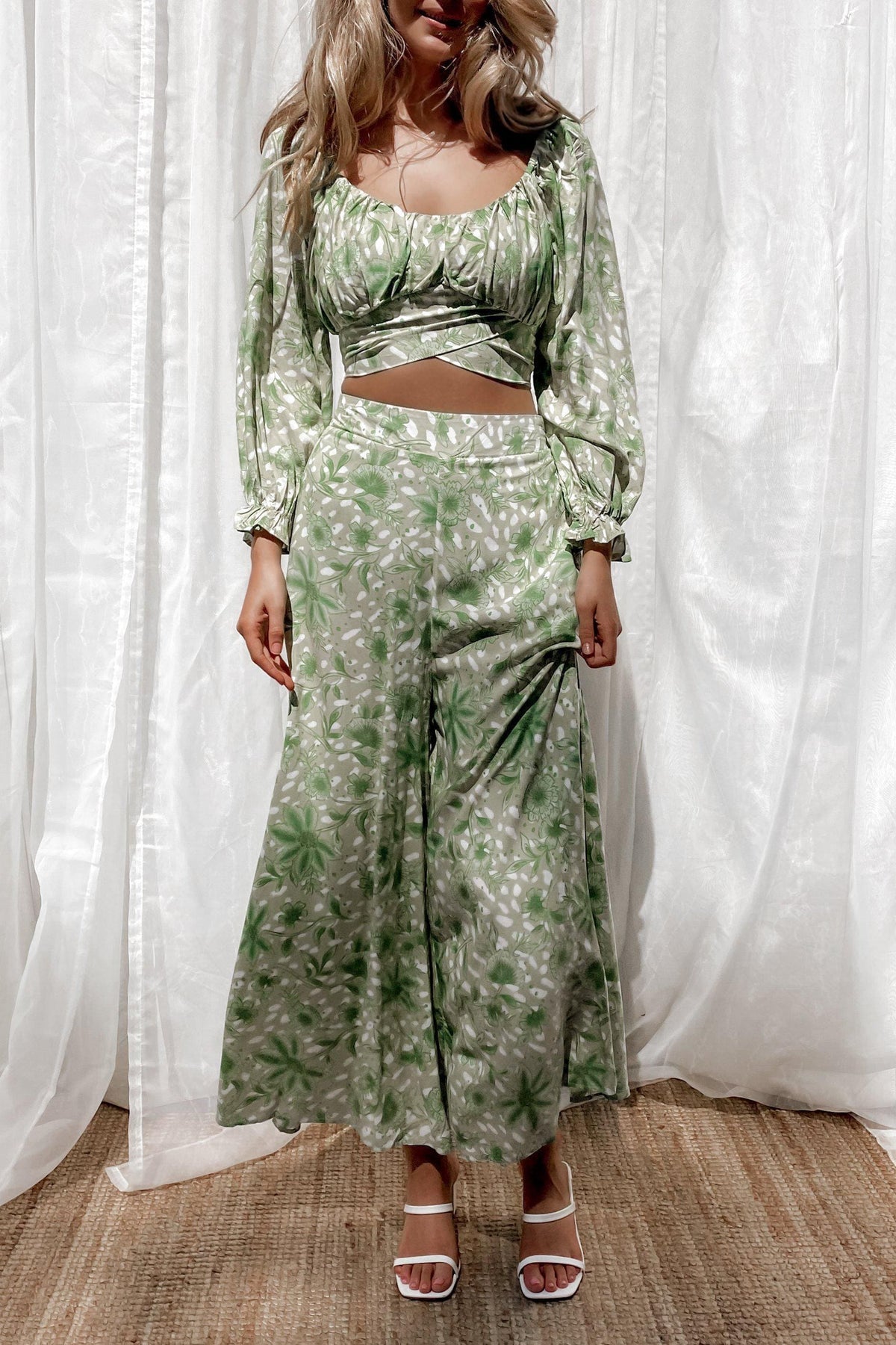Poppy Top, FLORAL, GREEN, PRINT, Sale, Our New Poppy Top Is Now Only $55.00 Exclusive At Mishkah, Our New Poppy Top is now only $55.00-We Have The Latest Women&#39;s Tops @ Mishkah Online Fashion Boutique-MISHKAH