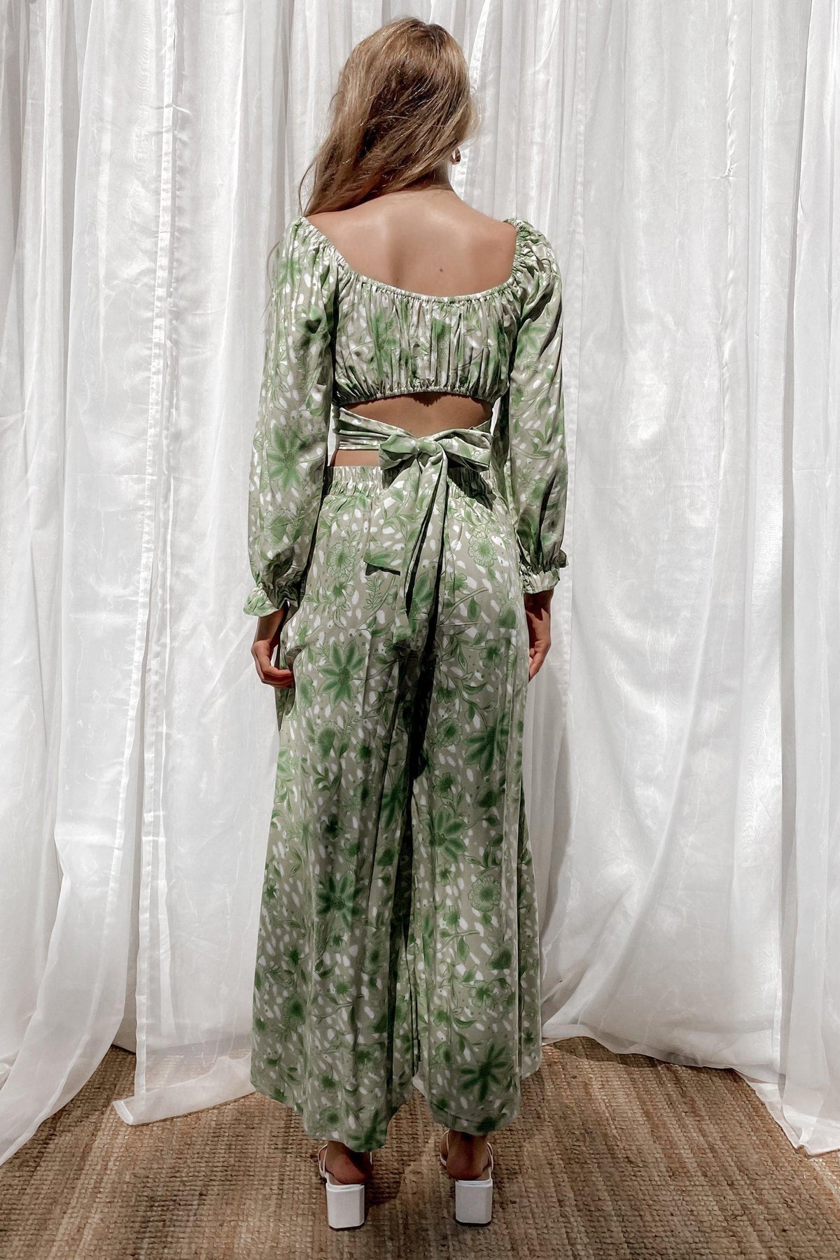 Poppy Top, FLORAL, GREEN, PRINT, Sale, Our New Poppy Top Is Now Only $55.00 Exclusive At Mishkah, Our New Poppy Top is now only $55.00-We Have The Latest Women&#39;s Tops @ Mishkah Online Fashion Boutique-MISHKAH