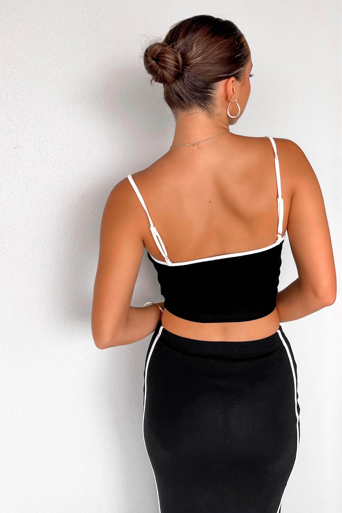 Ramilah Top, BLACK, COTTON AND SPANDEX, CROP TOP, CROP TOPS, new arrivals, SPANDEX &amp; COTTON, SPANDEX AND COTTON, TOP, TOPS, , -MISHKAH