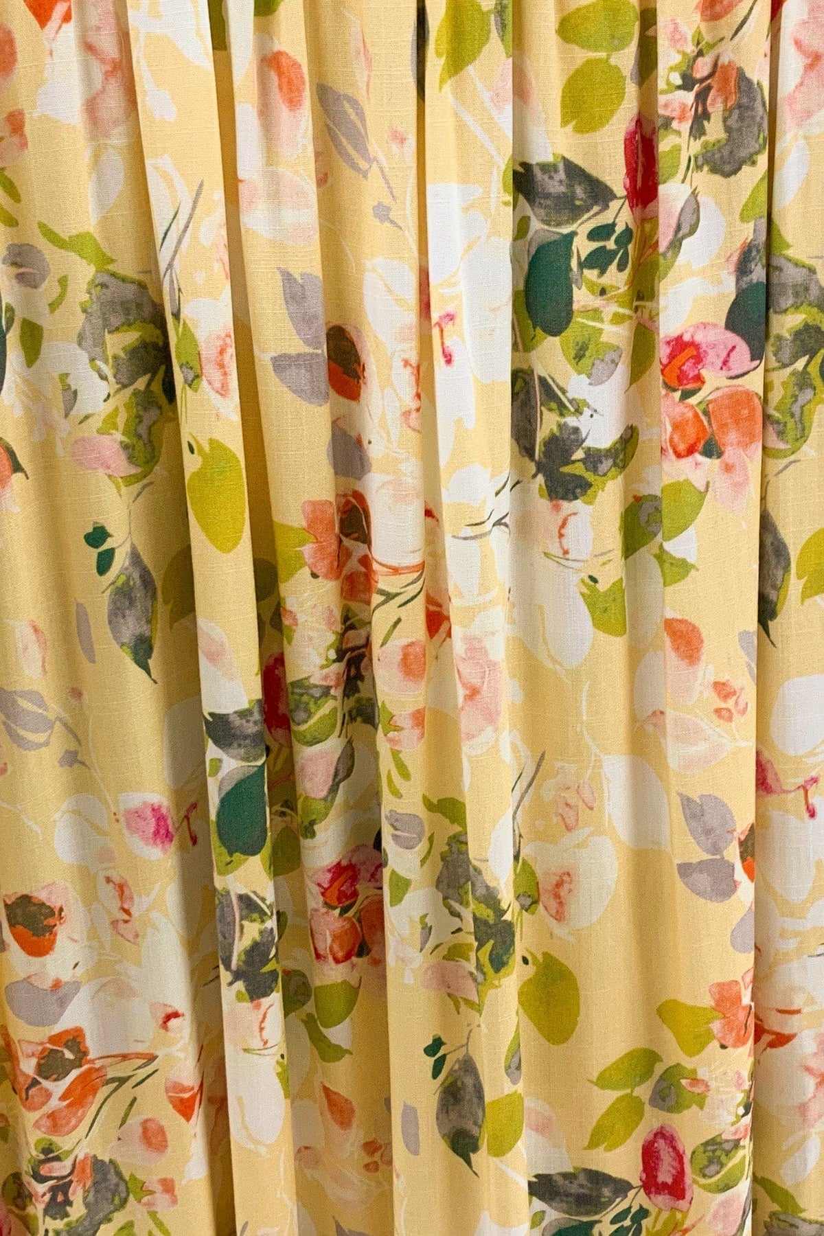 Ramonie Dress, DRESS, DRESSES, FLORAL, FLORALS, LONG SLEEVE, MAXI DRESS, new arrivals, RAYON, YELLOW, , -MISHKAH