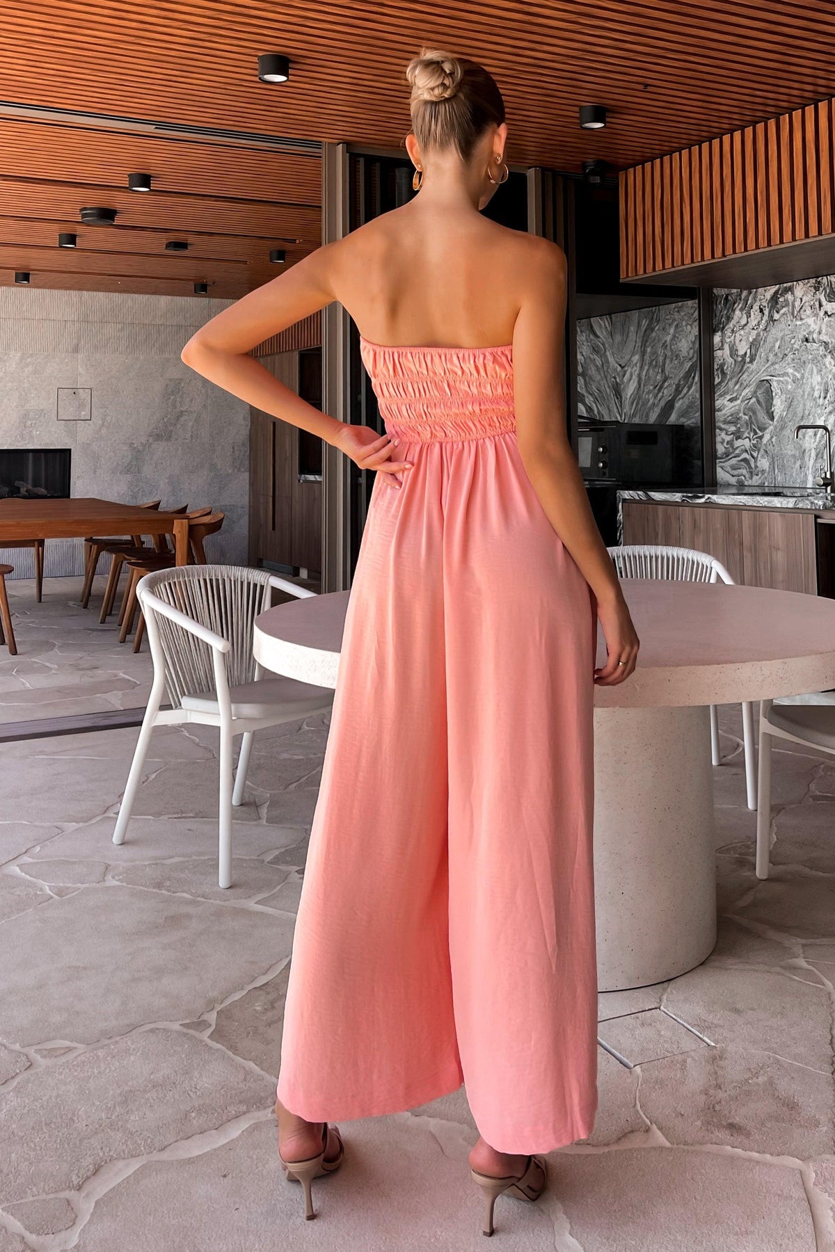 Ruby Tuesday Jumpsuit, JUMPSUIT, JUMPSUITS, LINEN AND POLYESTER, new arrivals, PINK, , -MISHKAH