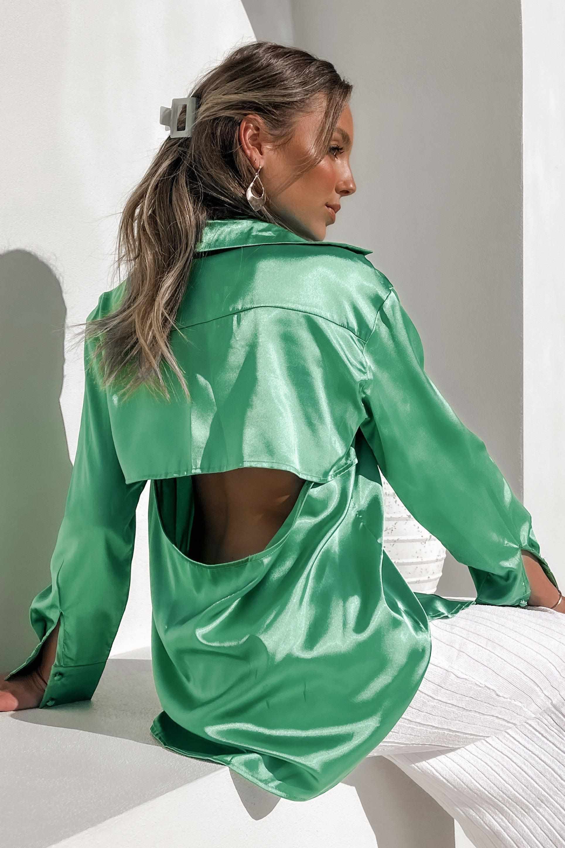 Saddlers Top, GREEN, LONG SLEEVE, POLYESTER, Sale, TOP, TOPS, Our New Saddlers Top Is Now Only $51.00 Exclusive At Mishkah, Our New Saddlers Top is now only $51.00-We Have The Latest Women's Tops @ Mishkah Online Fashion Boutique-MISHKAH