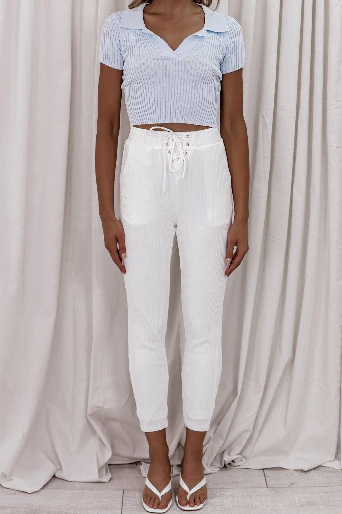 Sailing Pants, BOTTOMS, PANTS, WHITE, Shop The Latest Sailing Pants Only 52.00 from MISHKAH FASHION:, Our New Sailing Pants is only $53.00-We Have The Latest Pants | Shorts | Skirts @ Mishkah Online Fashion Boutique-MISHKAH