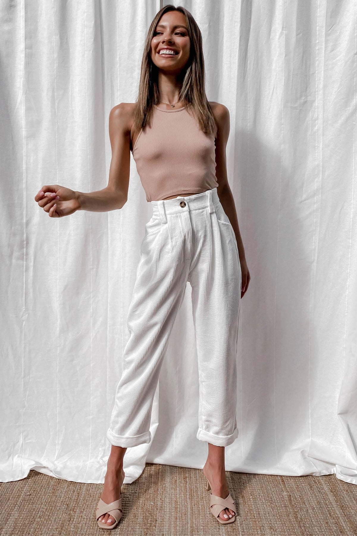 Samba Pants, BOTTOMS, PANTS, WHITE, Shop The Latest Samba Pants Only 65.00 from MISHKAH FASHION:, Our New Samba Pants is only $65.00-We Have The Latest Pants | Shorts | Skirts @ Mishkah Online Fashion Boutique-MISHKAH