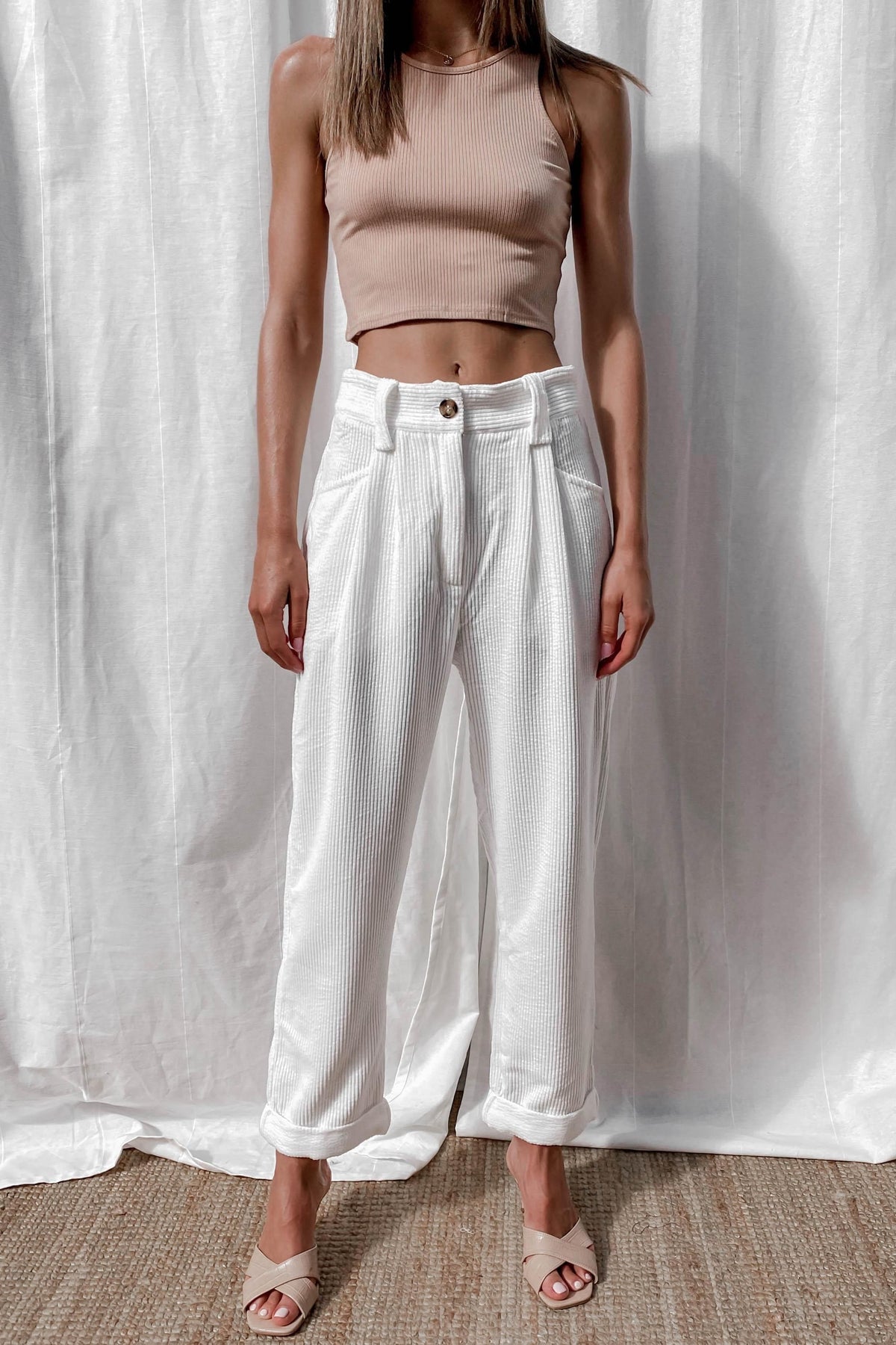 Samba Pants, BOTTOMS, PANTS, WHITE, Shop The Latest Samba Pants Only 65.00 from MISHKAH FASHION:, Our New Samba Pants is only $65.00-We Have The Latest Pants | Shorts | Skirts @ Mishkah Online Fashion Boutique-MISHKAH