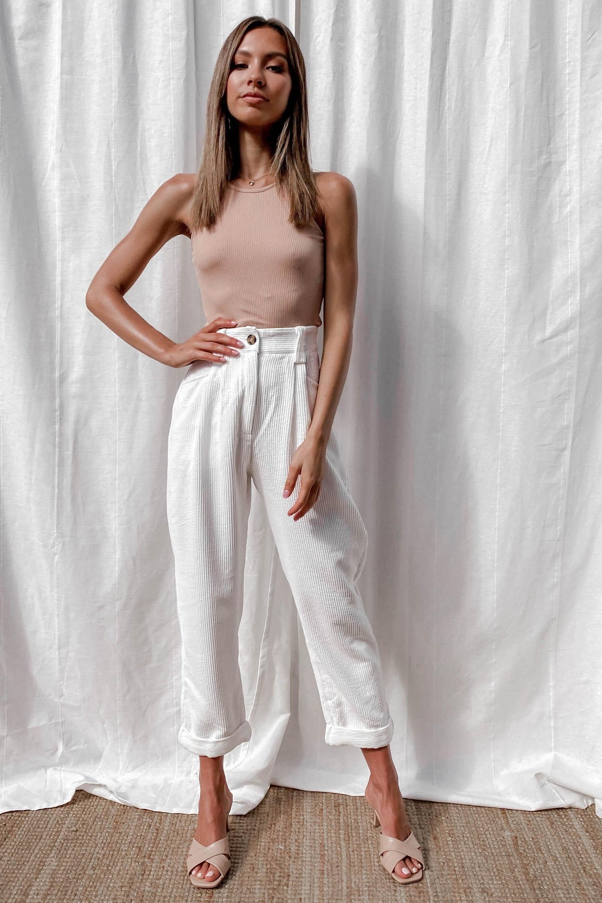 Samba Pants, BOTTOMS, PANTS, WHITE, Shop The Latest Samba Pants Only 65.00 from MISHKAH FASHION:, Our New Samba Pants is only $65.00-We Have The Latest Pants | Shorts | Skirts @ Mishkah Online Fashion Boutique-MISHKAH