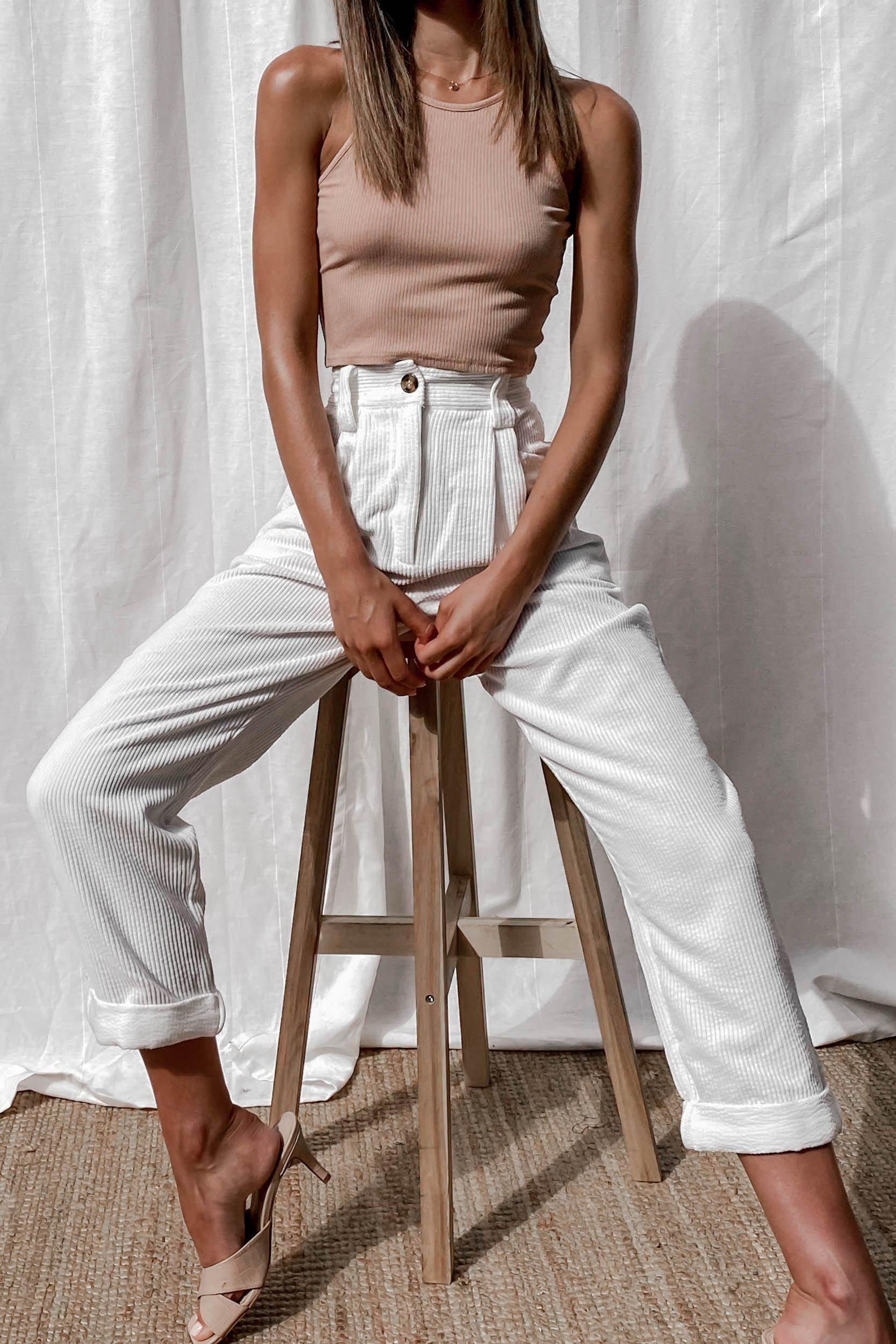 Samba Pants, BOTTOMS, PANTS, WHITE, Shop The Latest Samba Pants Only 65.00 from MISHKAH FASHION:, Our New Samba Pants is only $65.00-We Have The Latest Pants | Shorts | Skirts @ Mishkah Online Fashion Boutique-MISHKAH