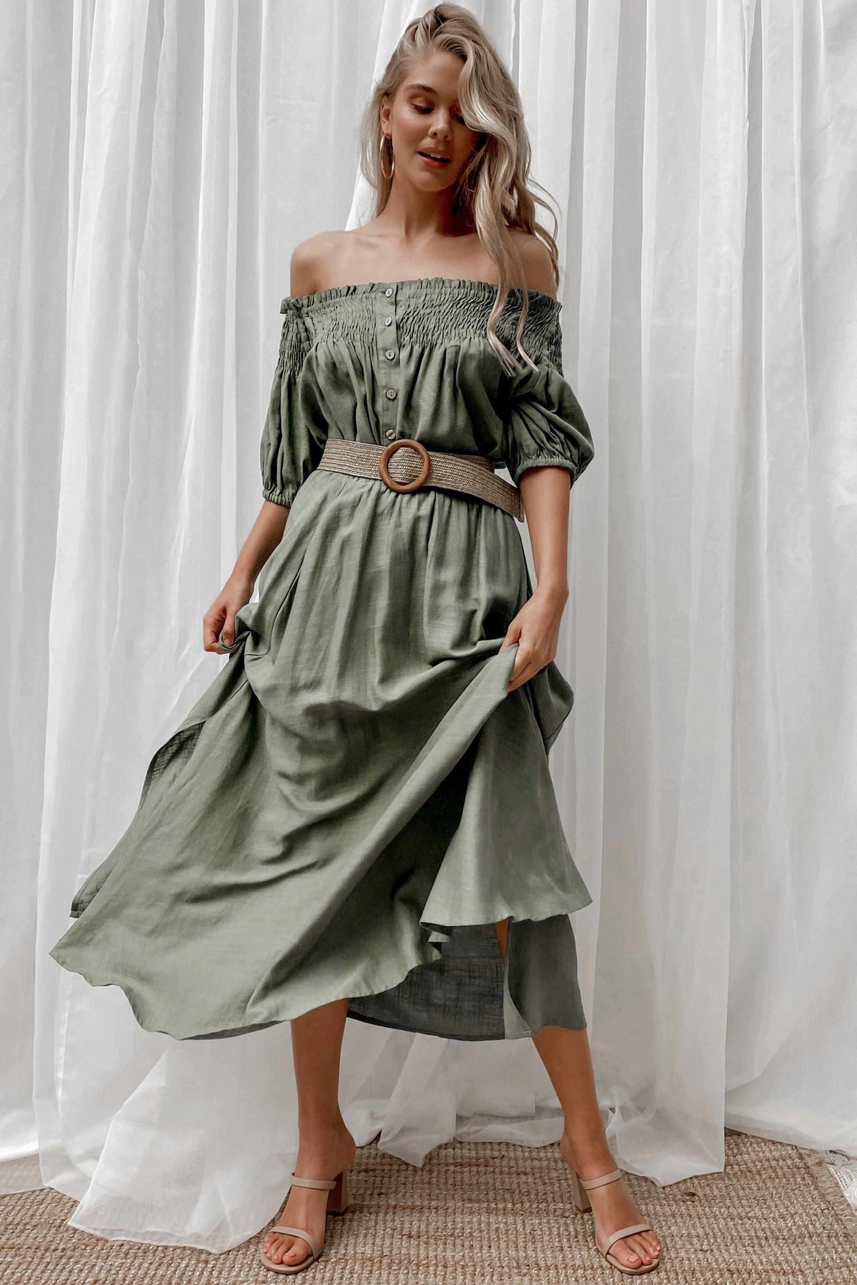 Sarsha Skirt, BOTTOMS, GREEN, MAXI DRESS, Sale, SKIRTS, Shop The Latest Sarsha Skirt Only 55.00 from MISHKAH FASHION:, Our New Sarsha Skirt is only $55.00-We Have The Latest Pants | Shorts | Skirts @ Mishkah Online Fashion Boutique-MISHKAH