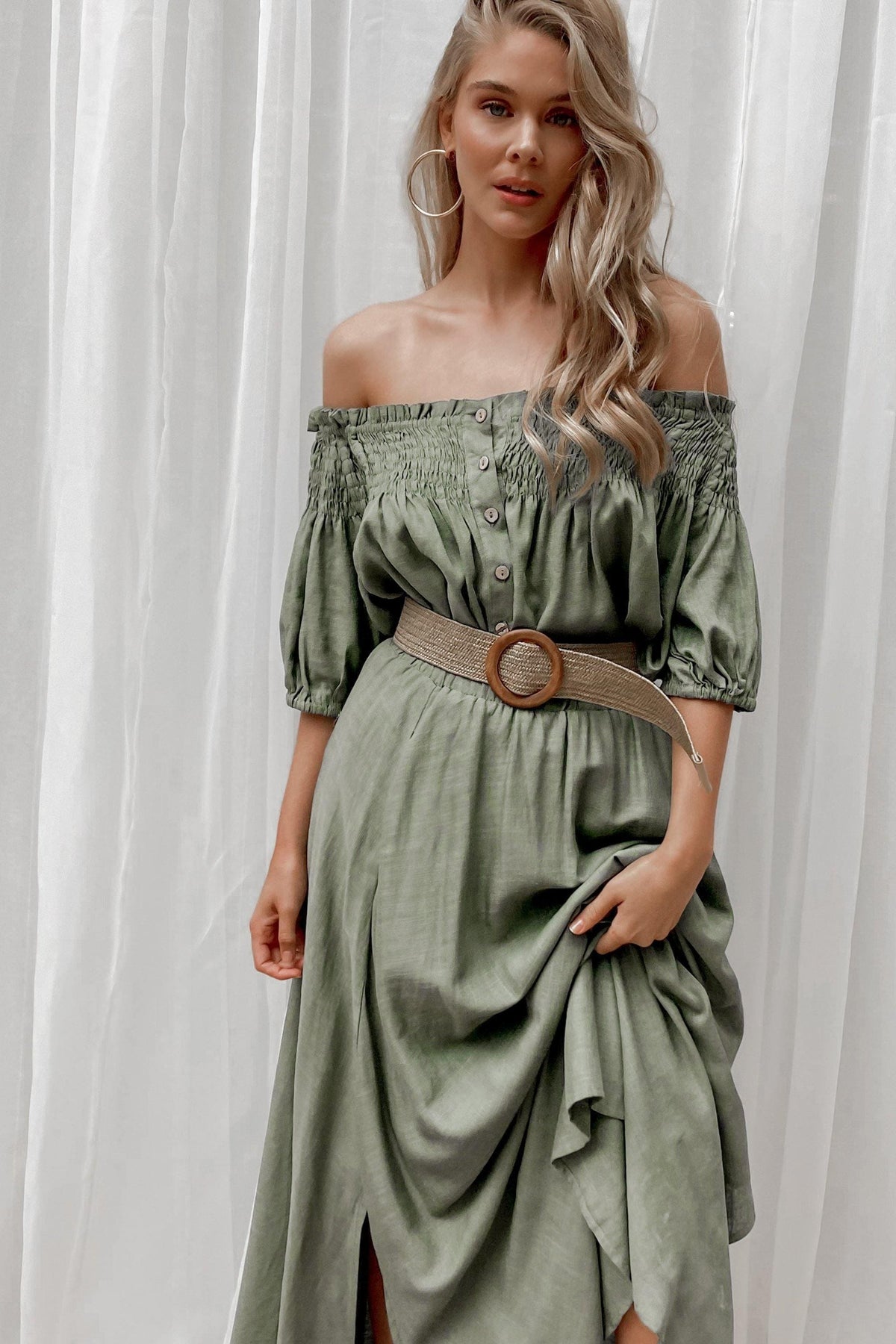 Sarsha Skirt, BOTTOMS, GREEN, MAXI DRESS, Sale, SKIRTS, Shop The Latest Sarsha Skirt Only 55.00 from MISHKAH FASHION:, Our New Sarsha Skirt is only $55.00-We Have The Latest Pants | Shorts | Skirts @ Mishkah Online Fashion Boutique-MISHKAH