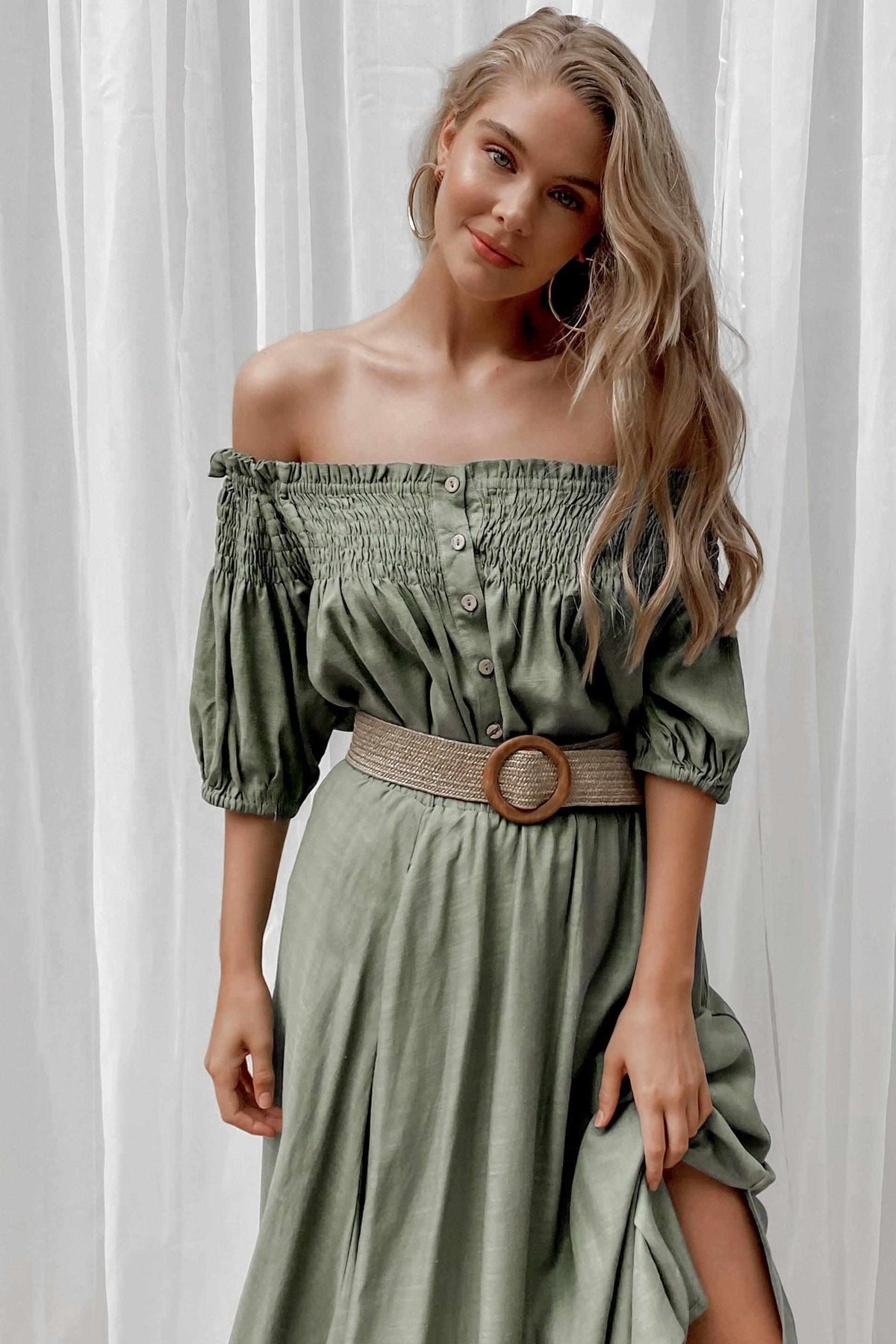 Sarsha Skirt, BOTTOMS, GREEN, MAXI DRESS, Sale, SKIRTS, Shop The Latest Sarsha Skirt Only 55.00 from MISHKAH FASHION:, Our New Sarsha Skirt is only $55.00-We Have The Latest Pants | Shorts | Skirts @ Mishkah Online Fashion Boutique-MISHKAH